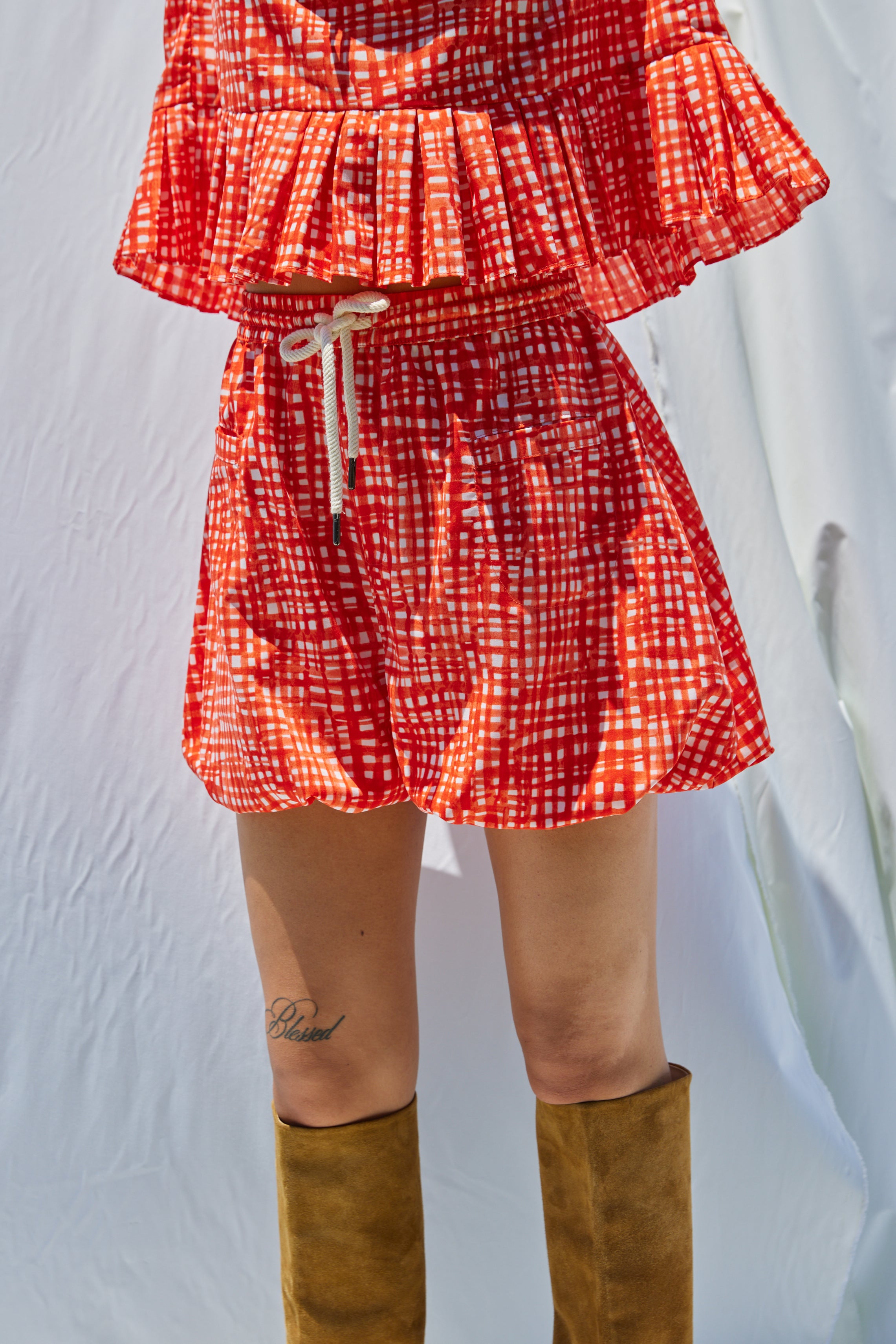 Hannah Short in Watercolor Picnic