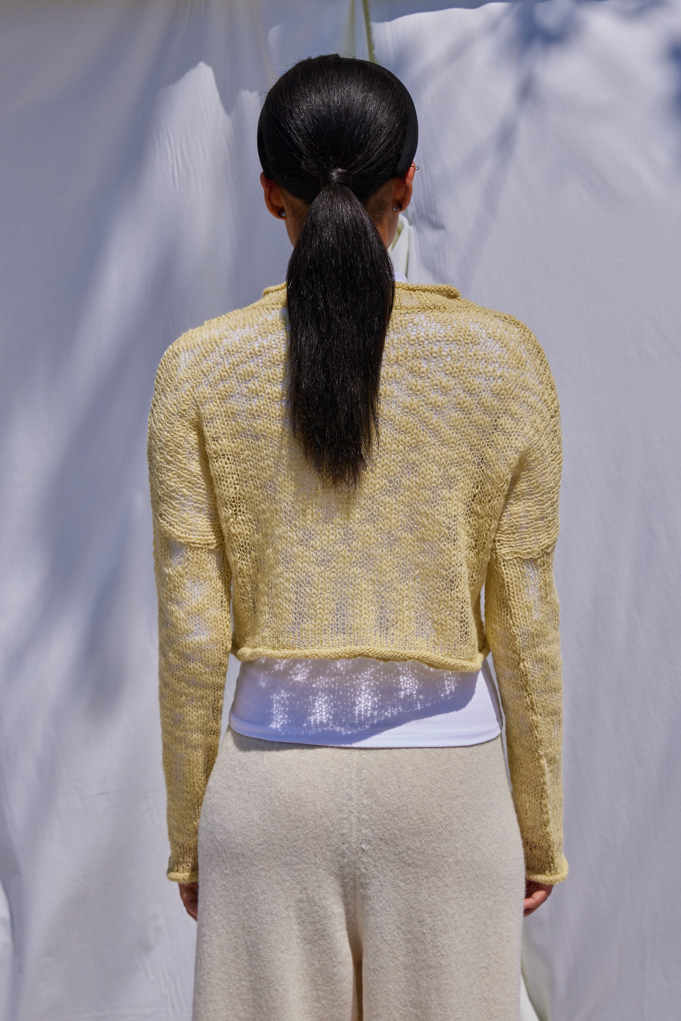 Charlotte Top in Air Knit at Atelier Delphine