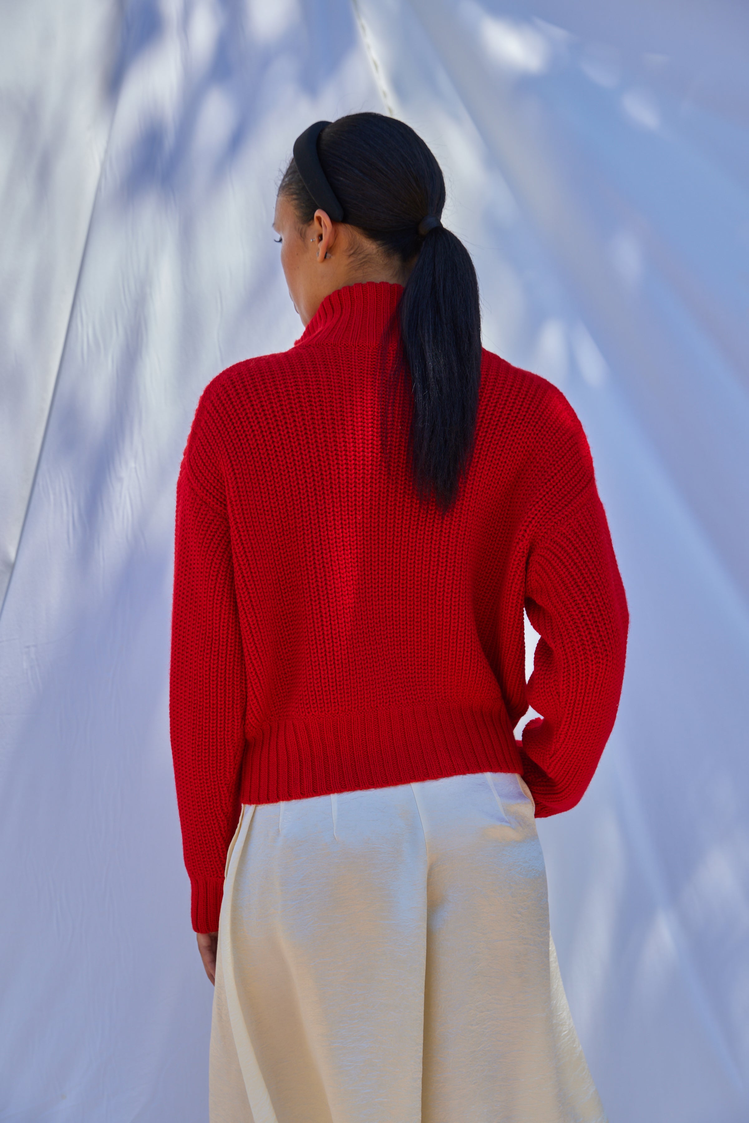 Nova Zip Sweater in Baby Alpaca