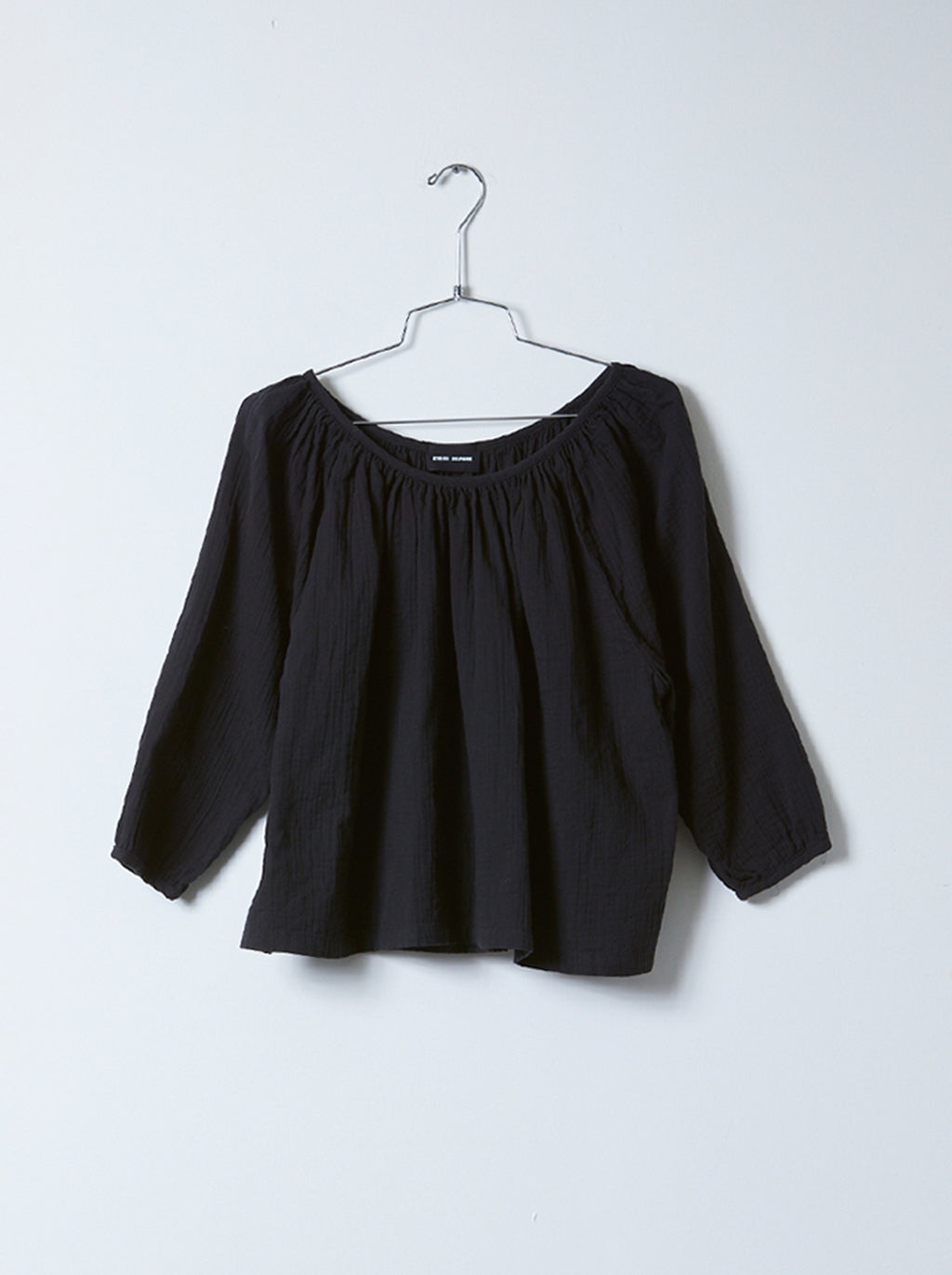 Afton Top in Organic Crinkled Cotton