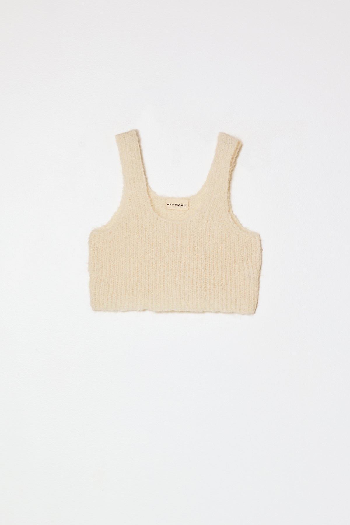 Super Crop Sweater Tank in Suri Alpaca