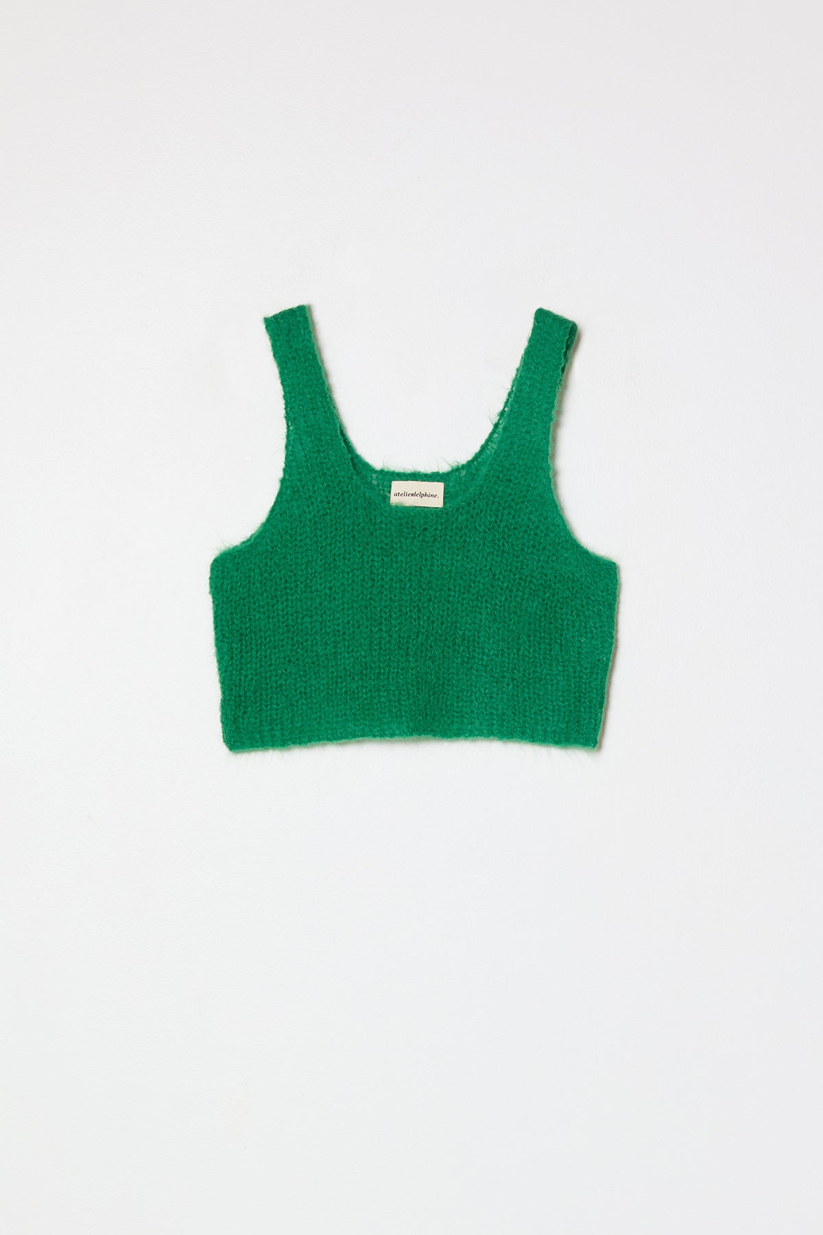 Super Crop Sweater Tank in Suri Alpaca