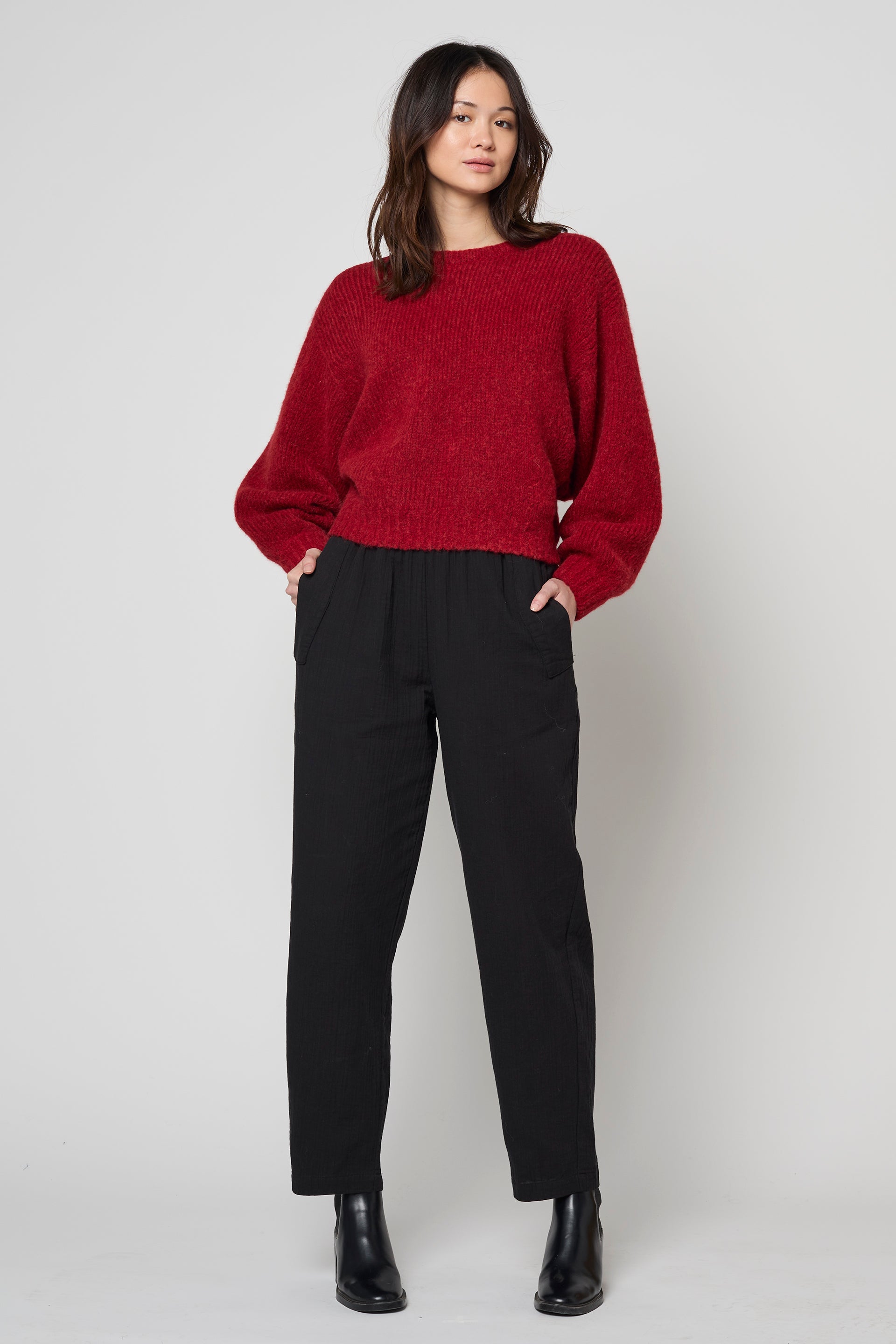 BALLOON SLEEVE SWEATER AT ATELIER DELPHINE