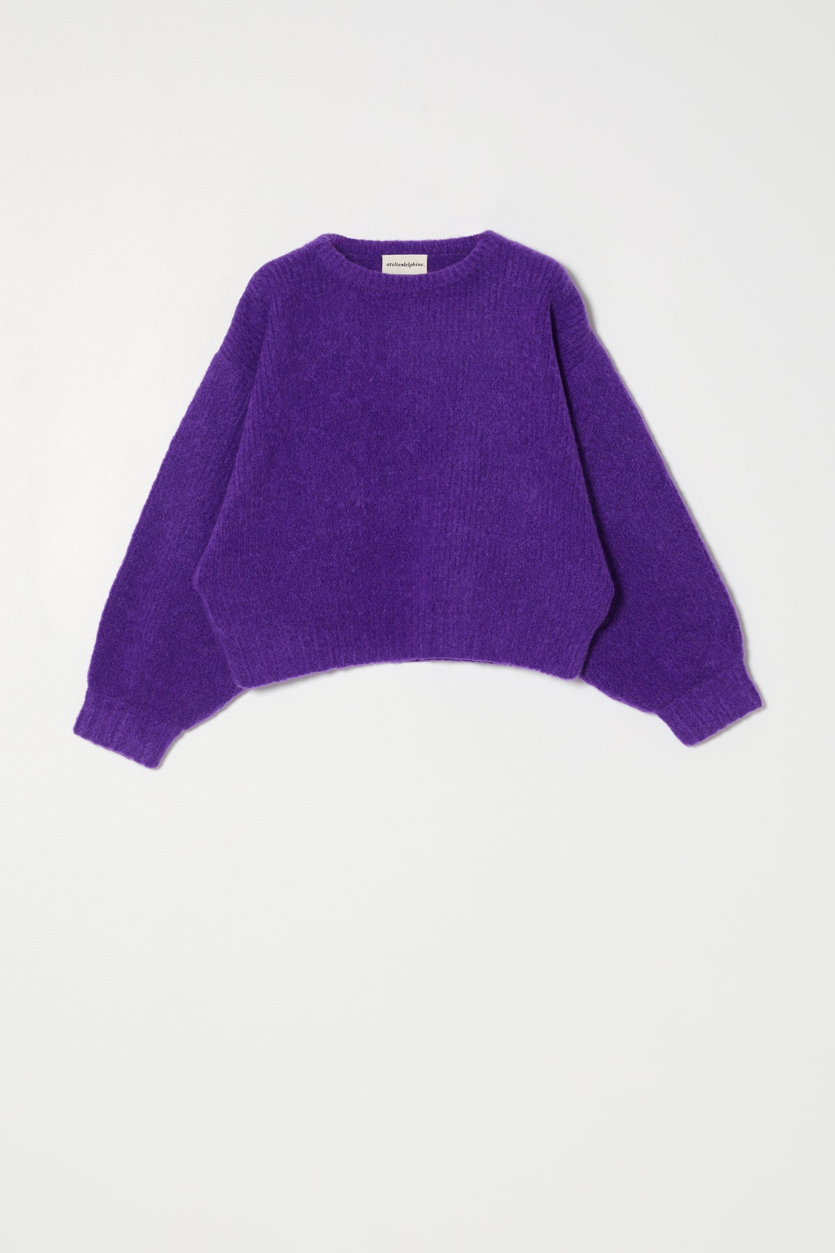 Balloon Sleeve Sweater in Supreme Alpaca at Atelier Delphine