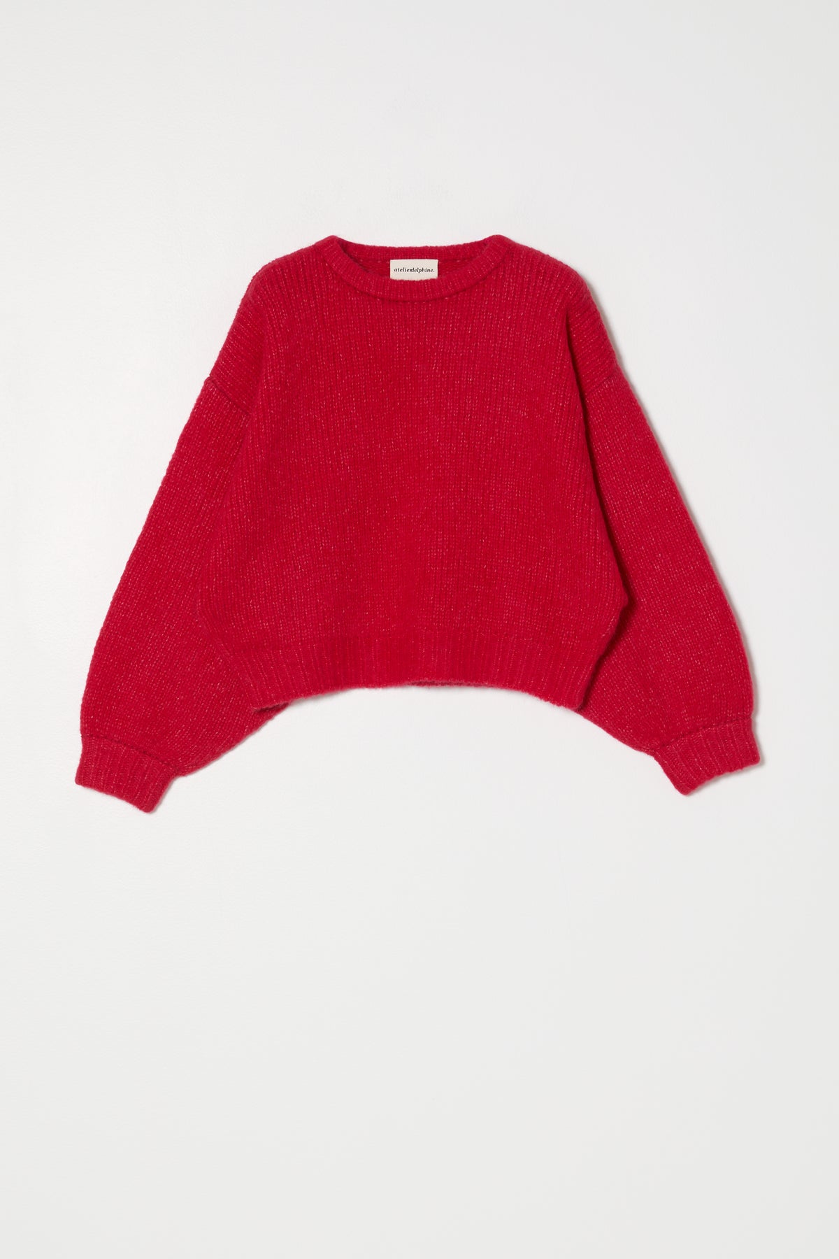 Balloon Sleeve Sweater in Supreme Alpaca at Atelier Delphine