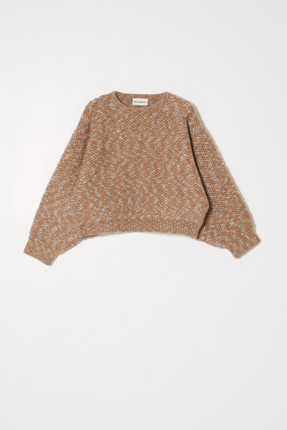 BALLOON SLEEVE SWEATER IN FRENCH TERRY at Atelier Delphine