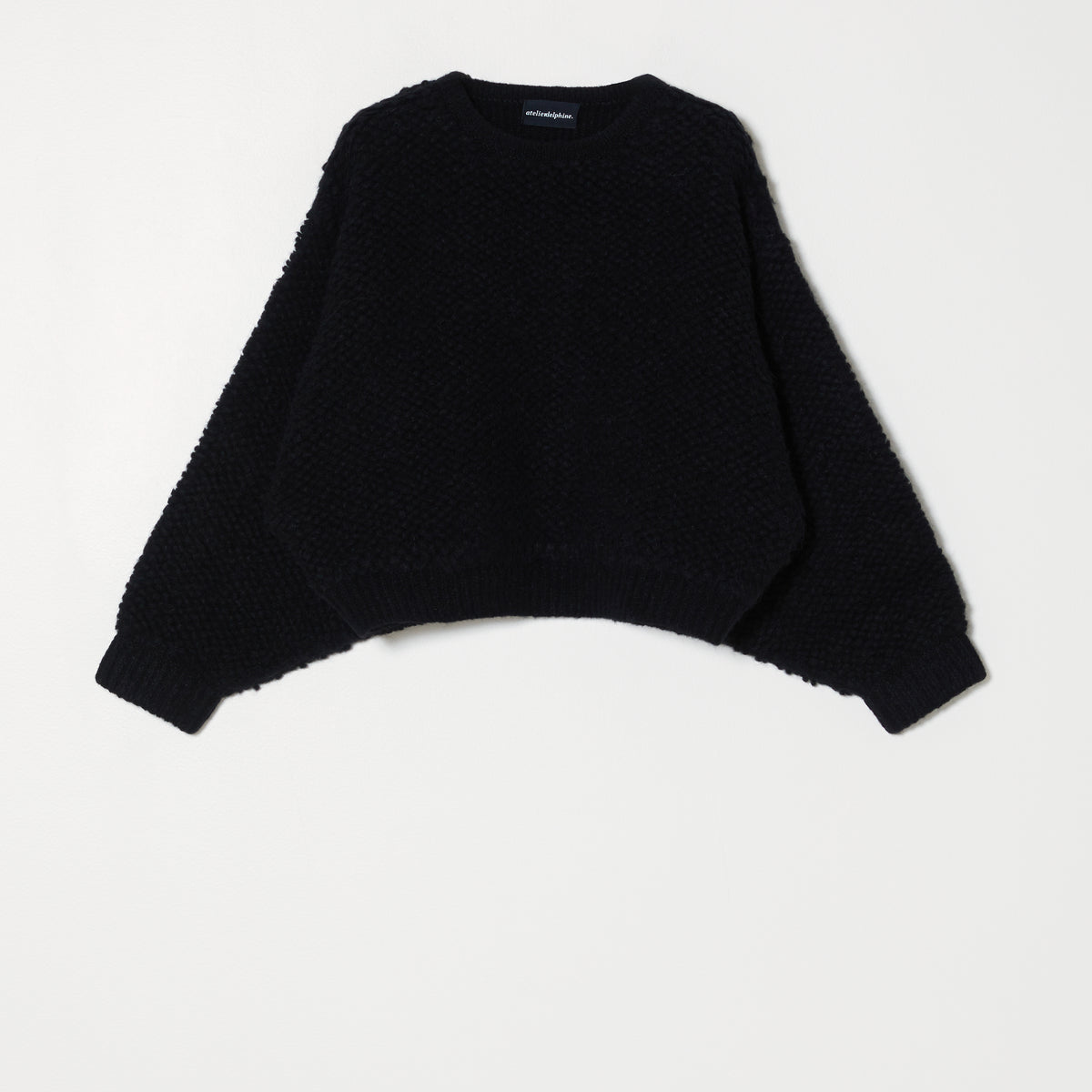 BALLOON SLEEVE SWEATER IN FRENCH TERRY at Atelier Delphine