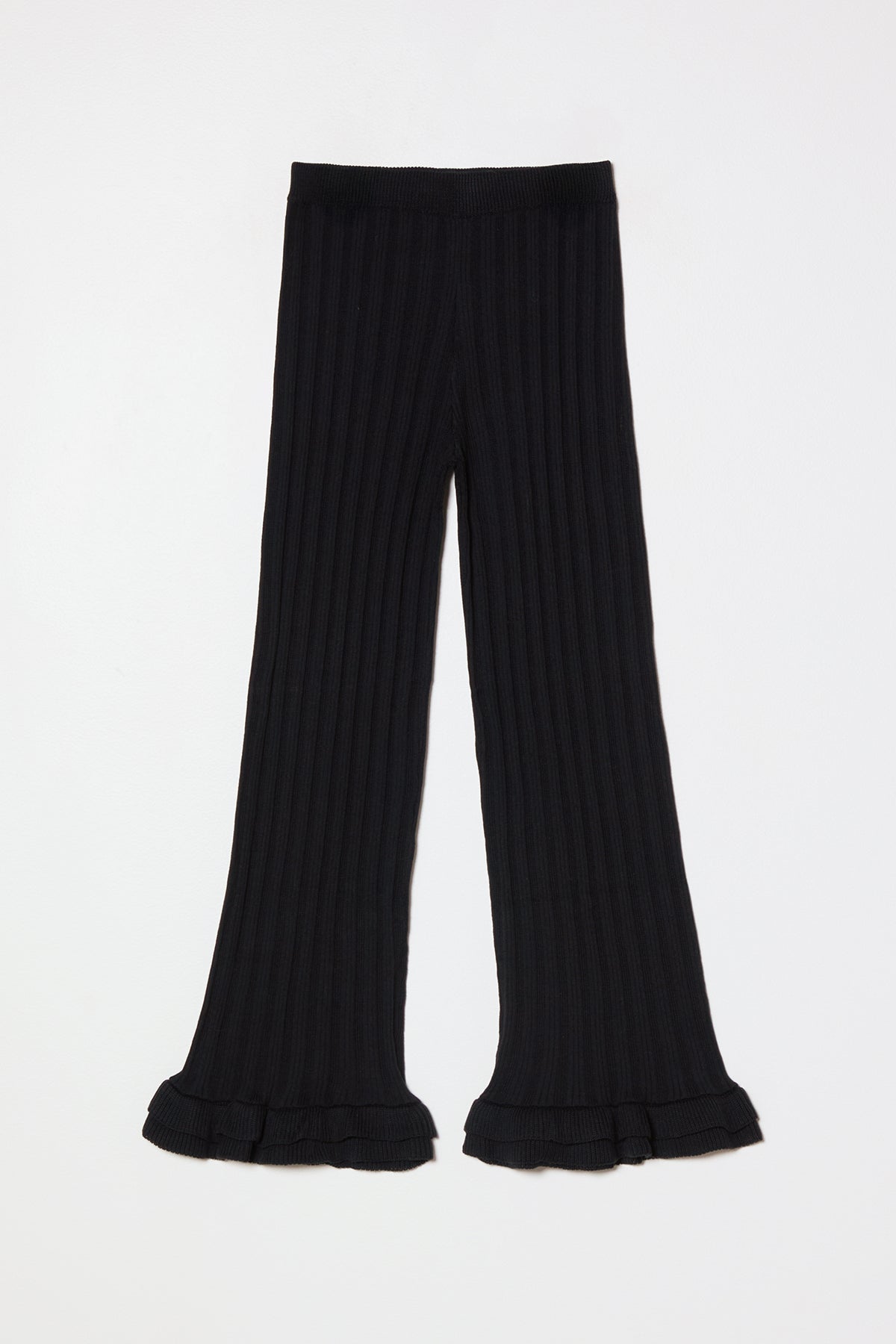 Pointelle Ruffle Pant