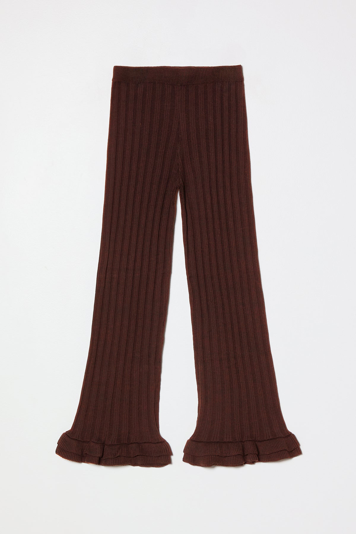 Pointelle Ruffle Pant