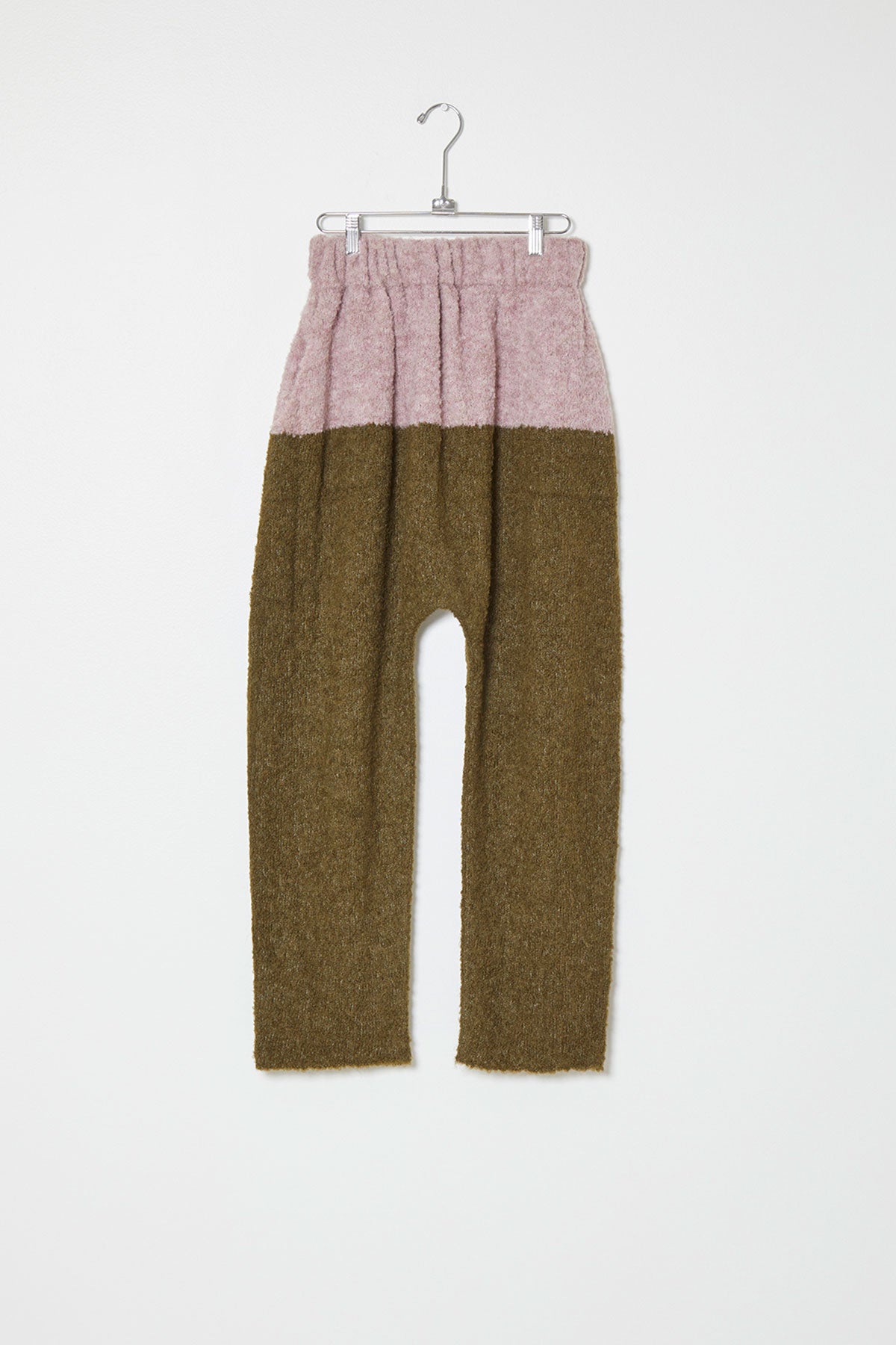 Kiri Pant in Dual Color in Boucle Alpaca