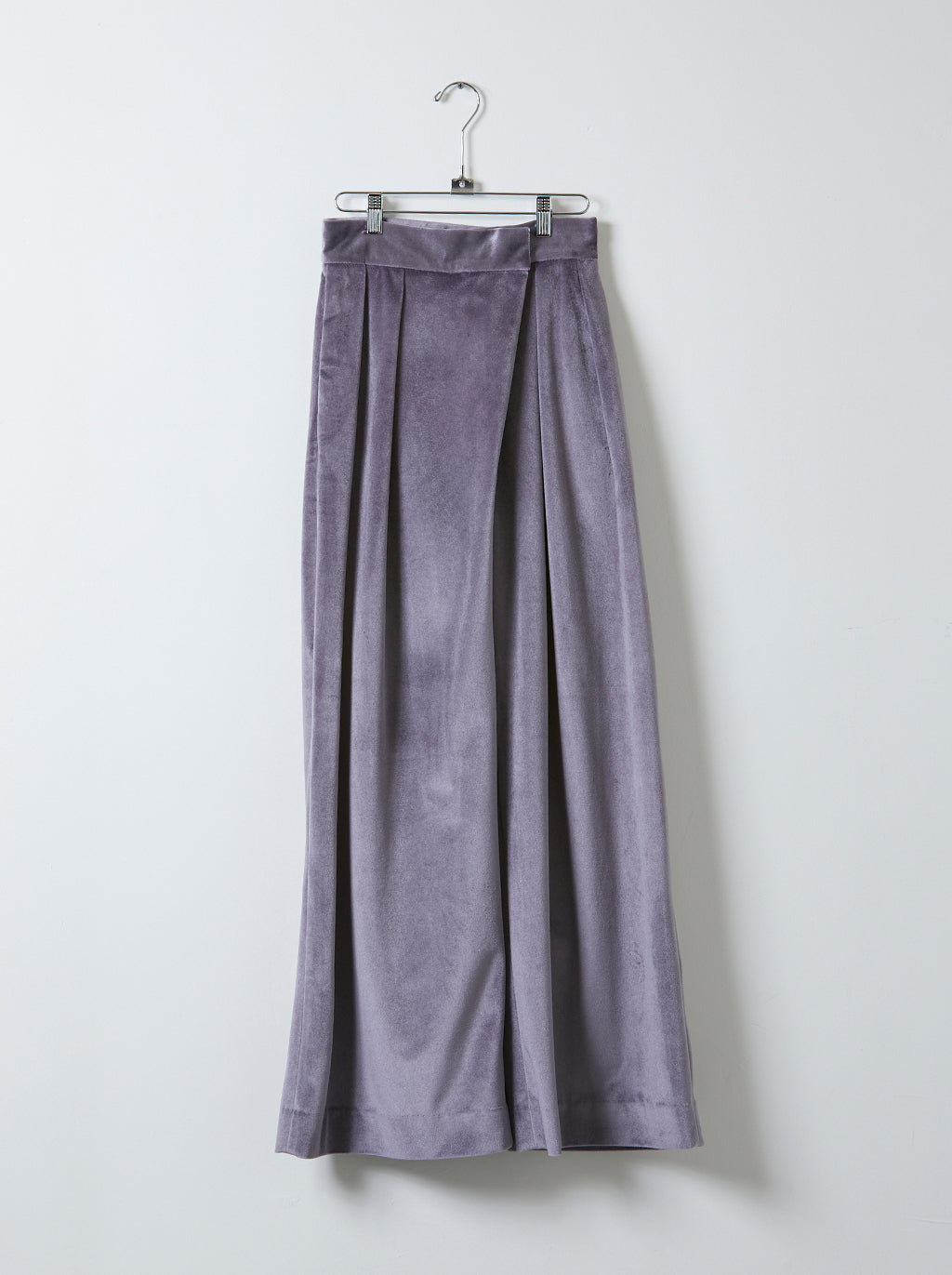 Parisa Pant in Velvet (Lavender and Espresso)
