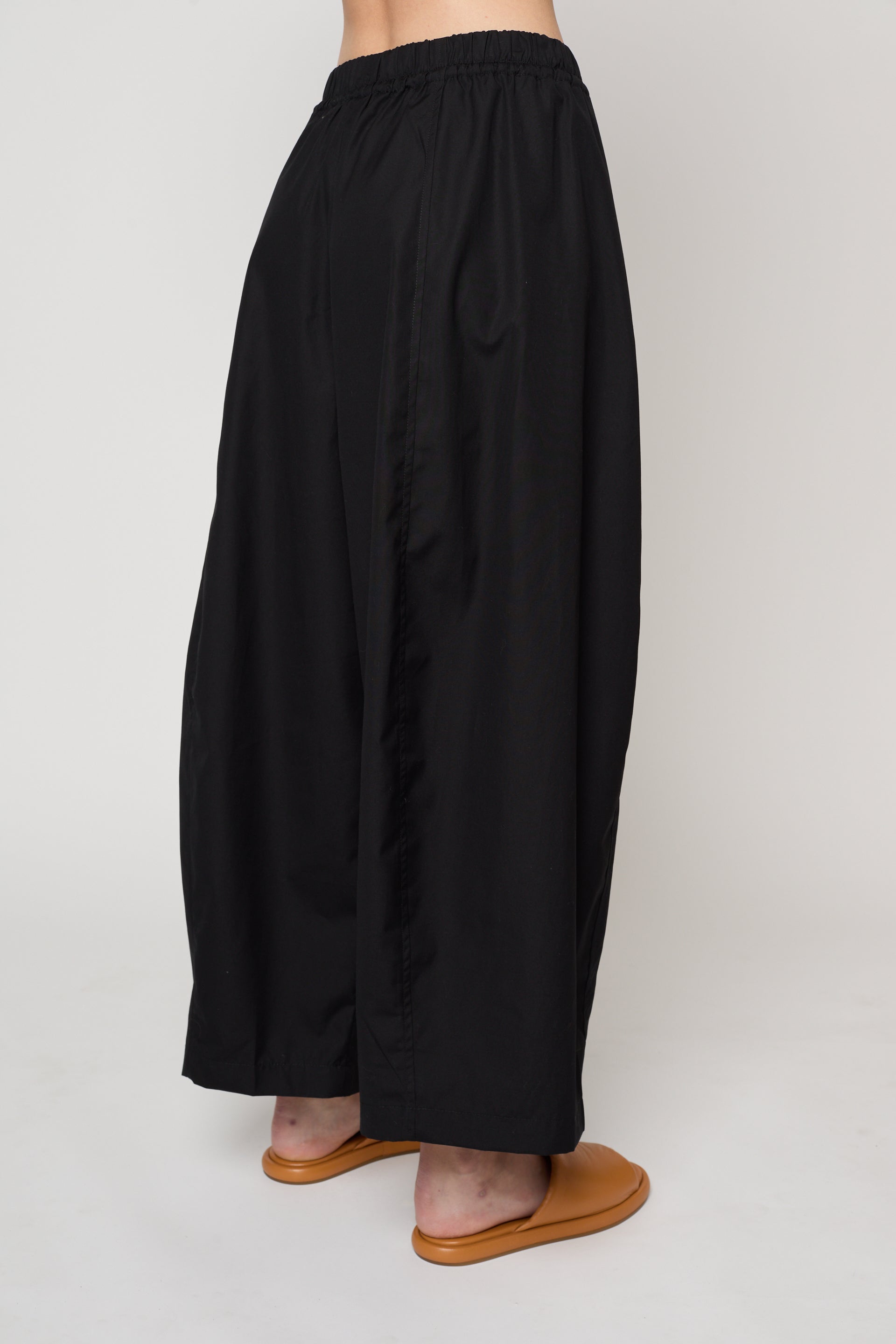 Typewriter Barrel Pant in Pima Cotton Poplin