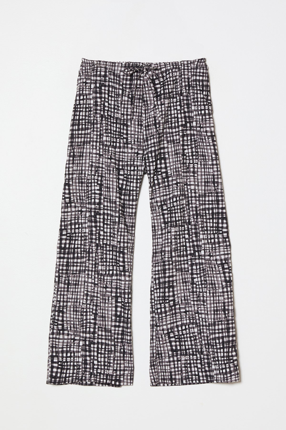 Track Trouser in Watercolor Gingham