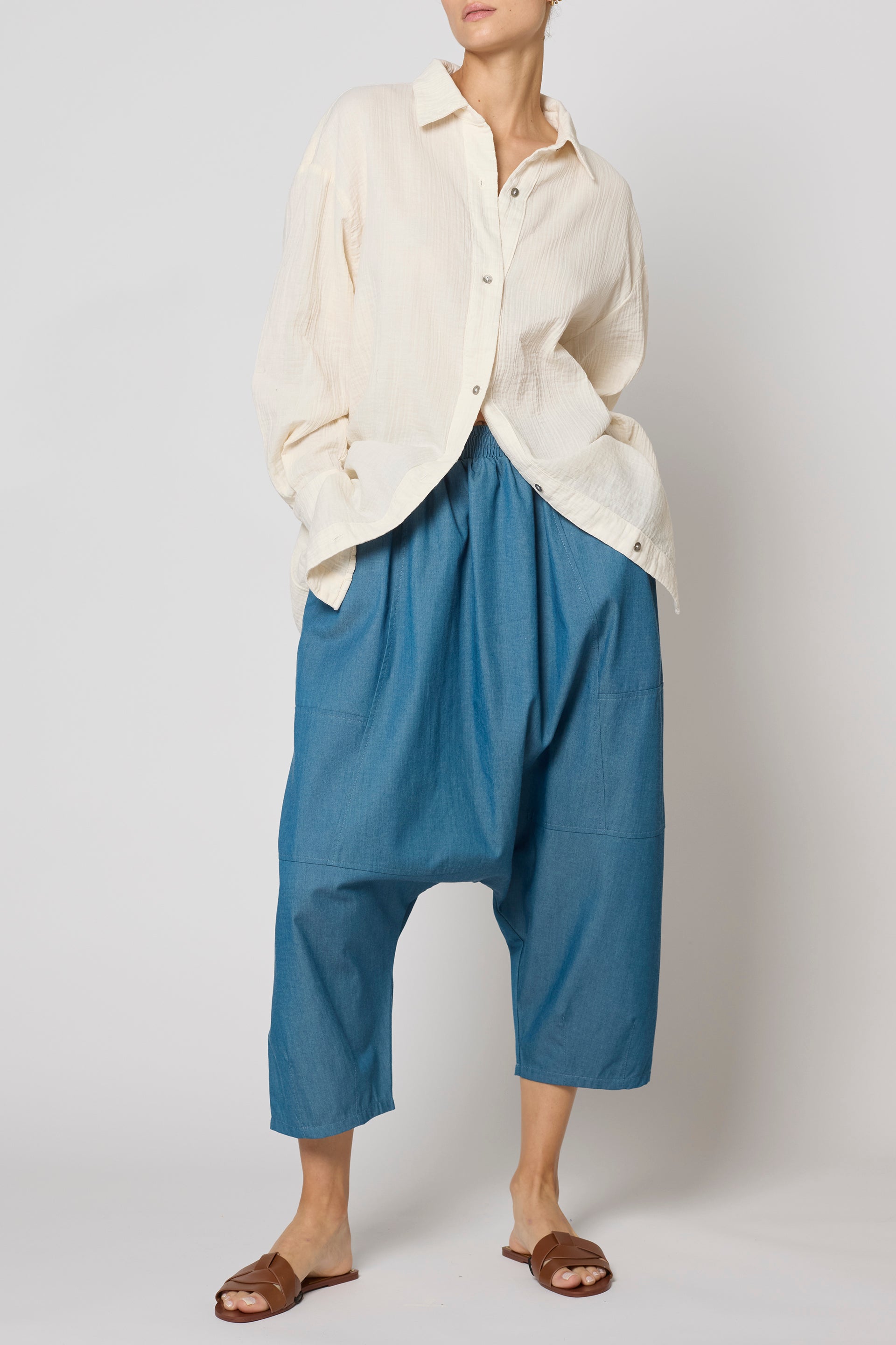Kiko Pant in Soft Denim