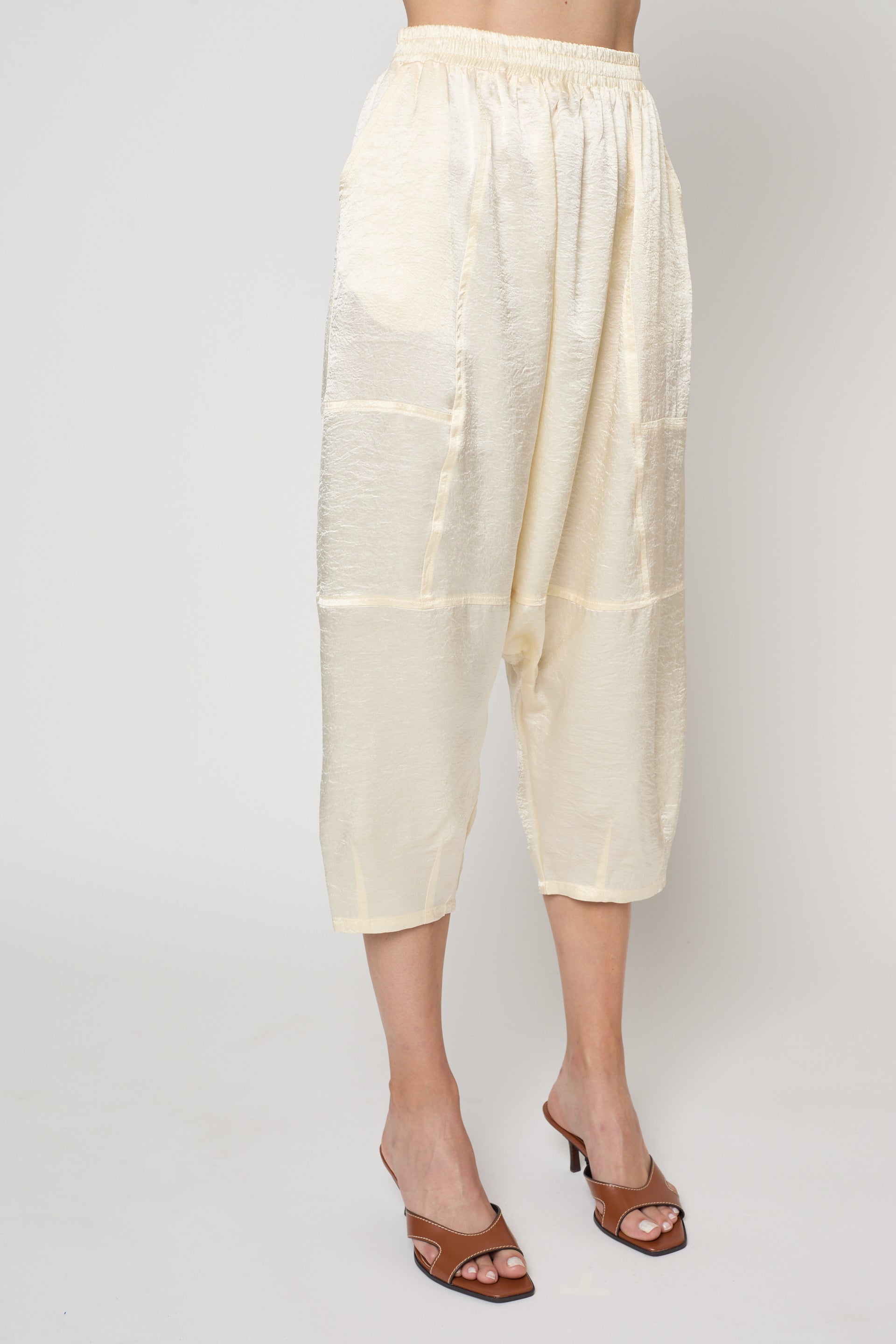 Kiko Pant in Crinkled Satin