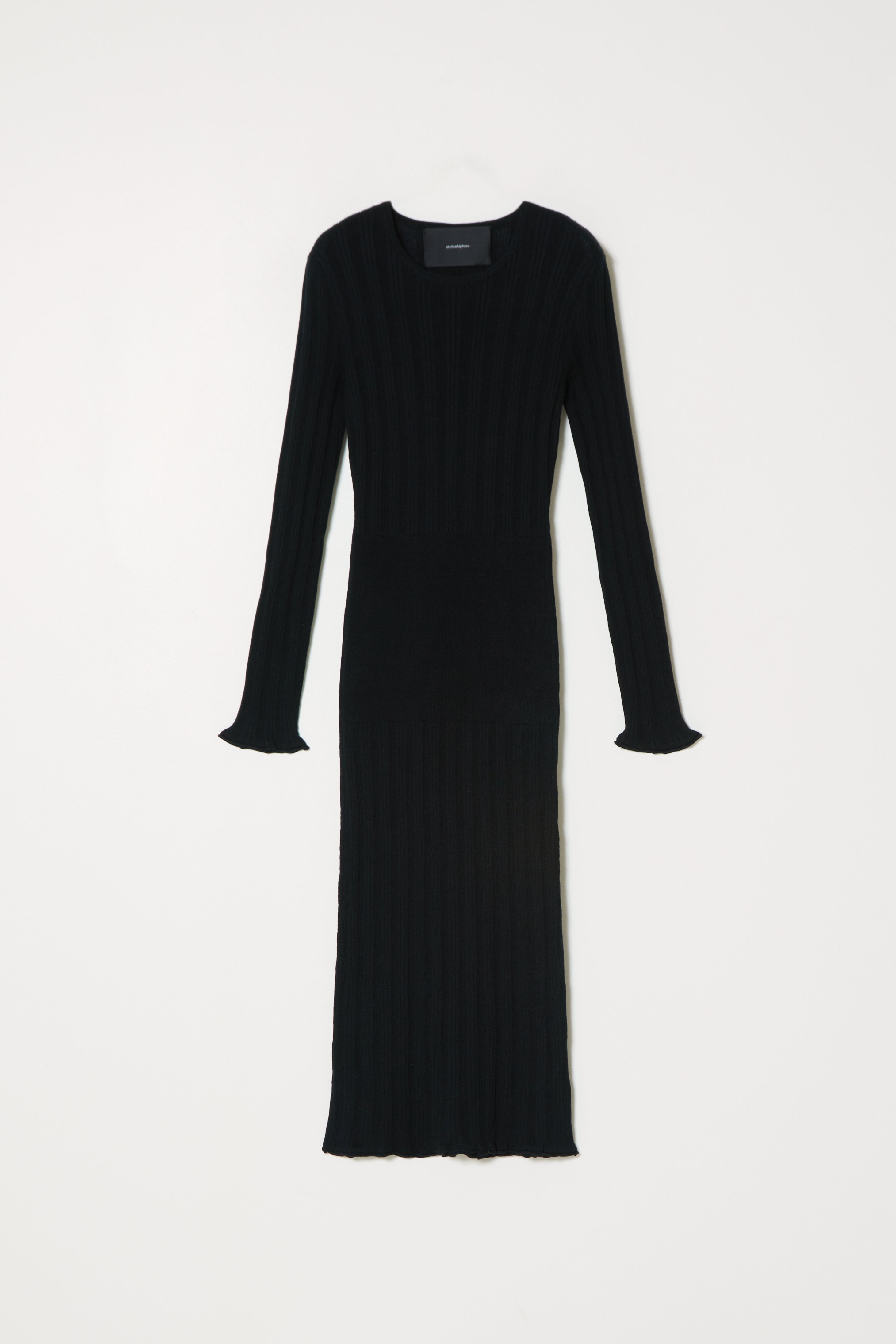 Pointelle Eyelet Sleeve Dress