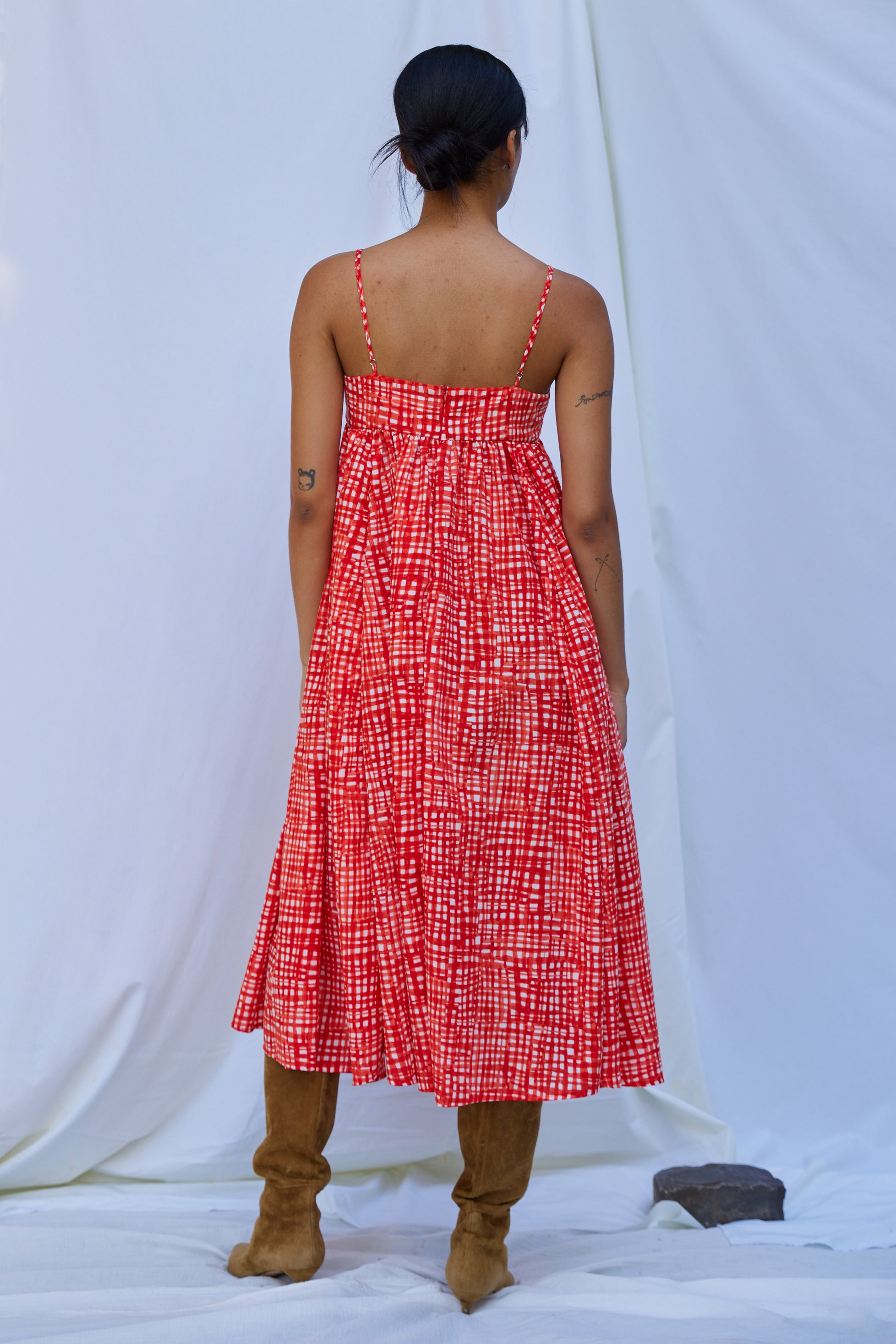 Arquette Dress in Watercolor Picnic