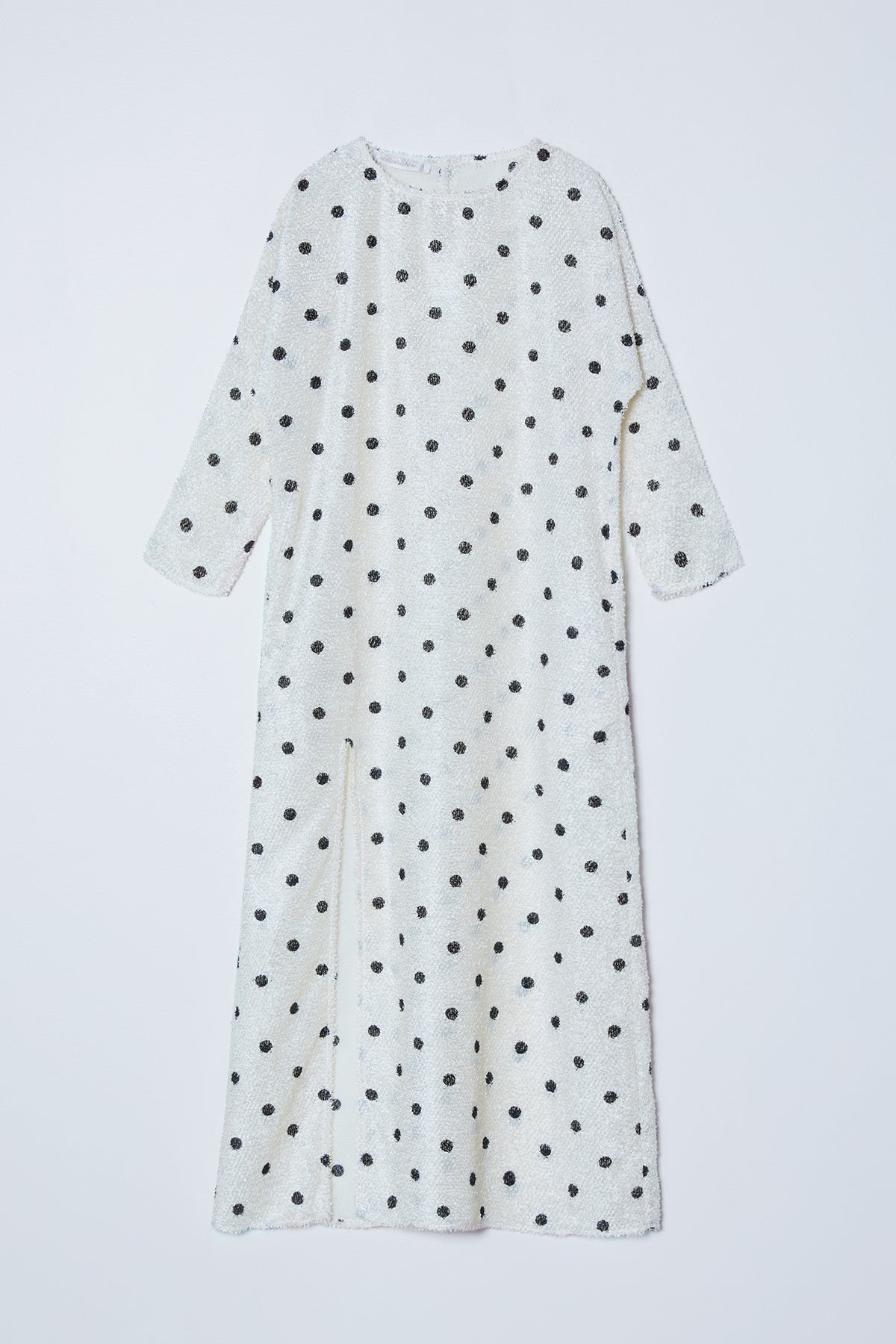 Kara Shirt Dress in Fuzzy Polkadots