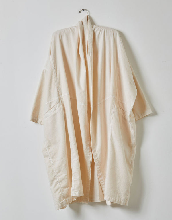Archive Sale Haori Coat Long in Japanese Cotton Flannel