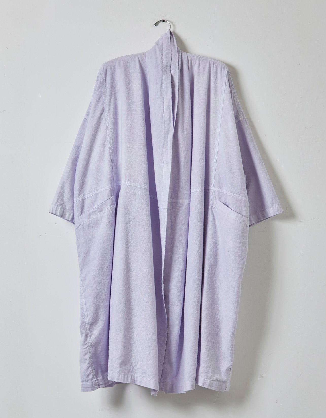 アーカイブセール 日本製コットンフランネルの羽織コートロング