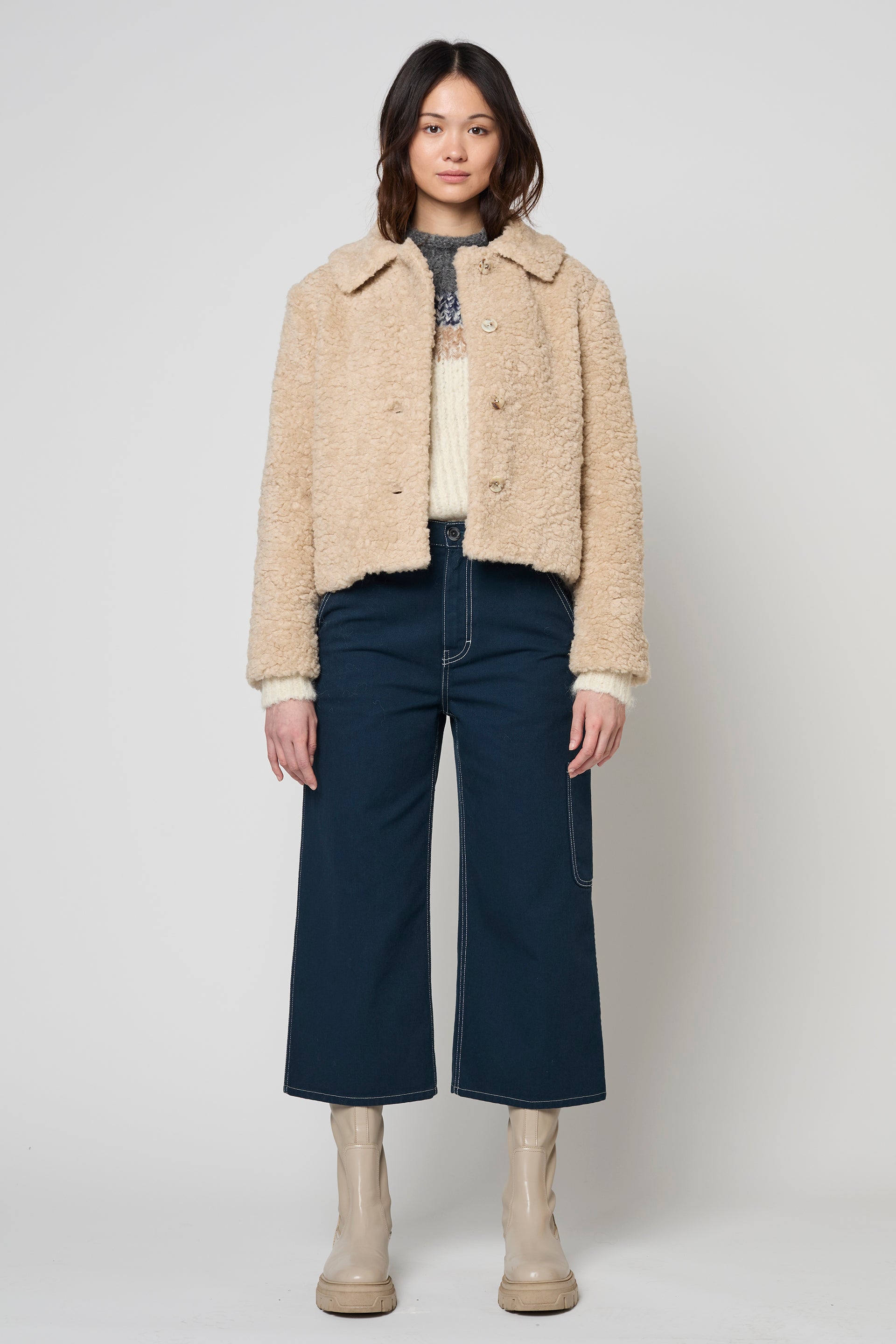 FAUX FUR JACKET AT ATELIER DELPHINE