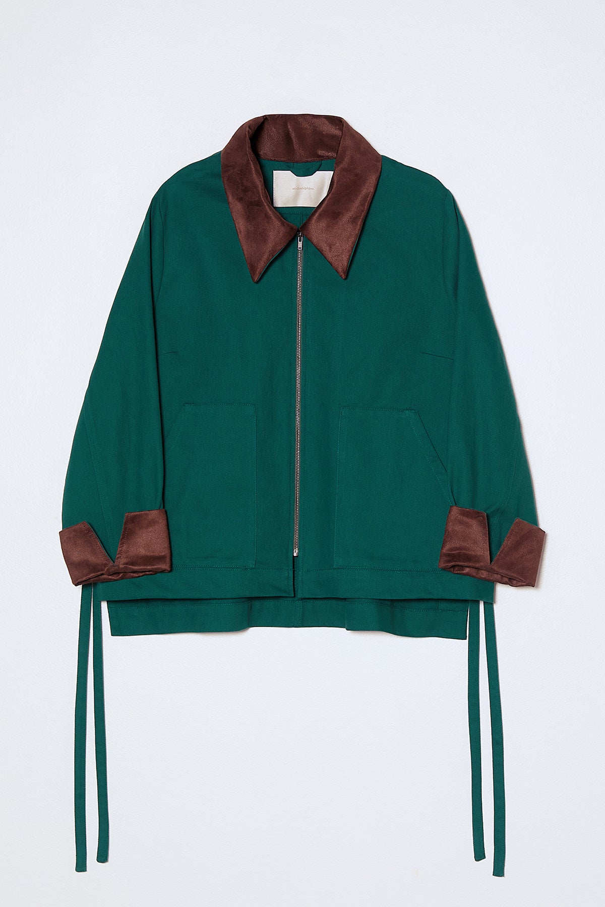 Ollie Jacket in Twill and Vegan Suede