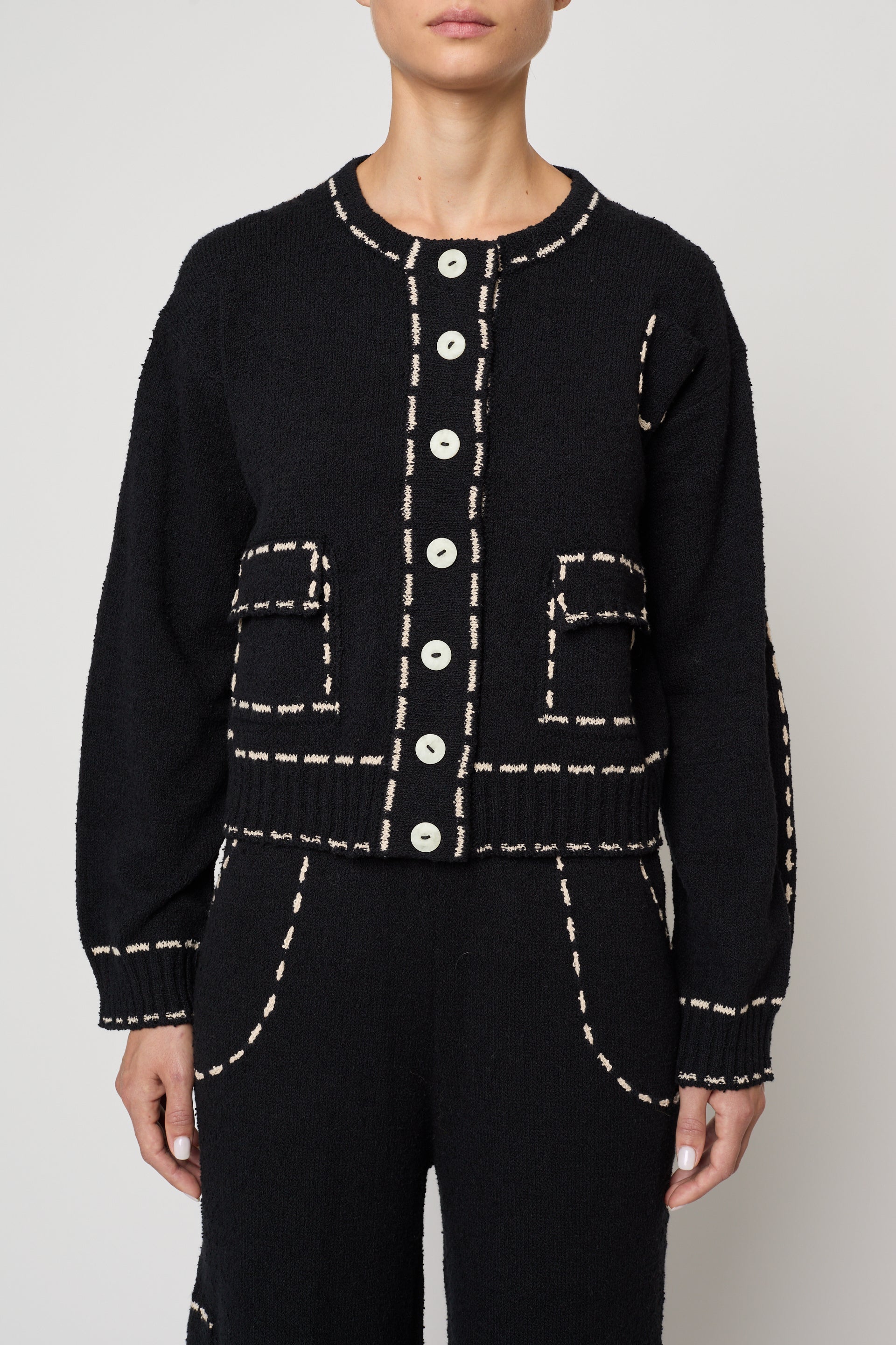 Lottie Jacket in Boucle Tanguis Cotton