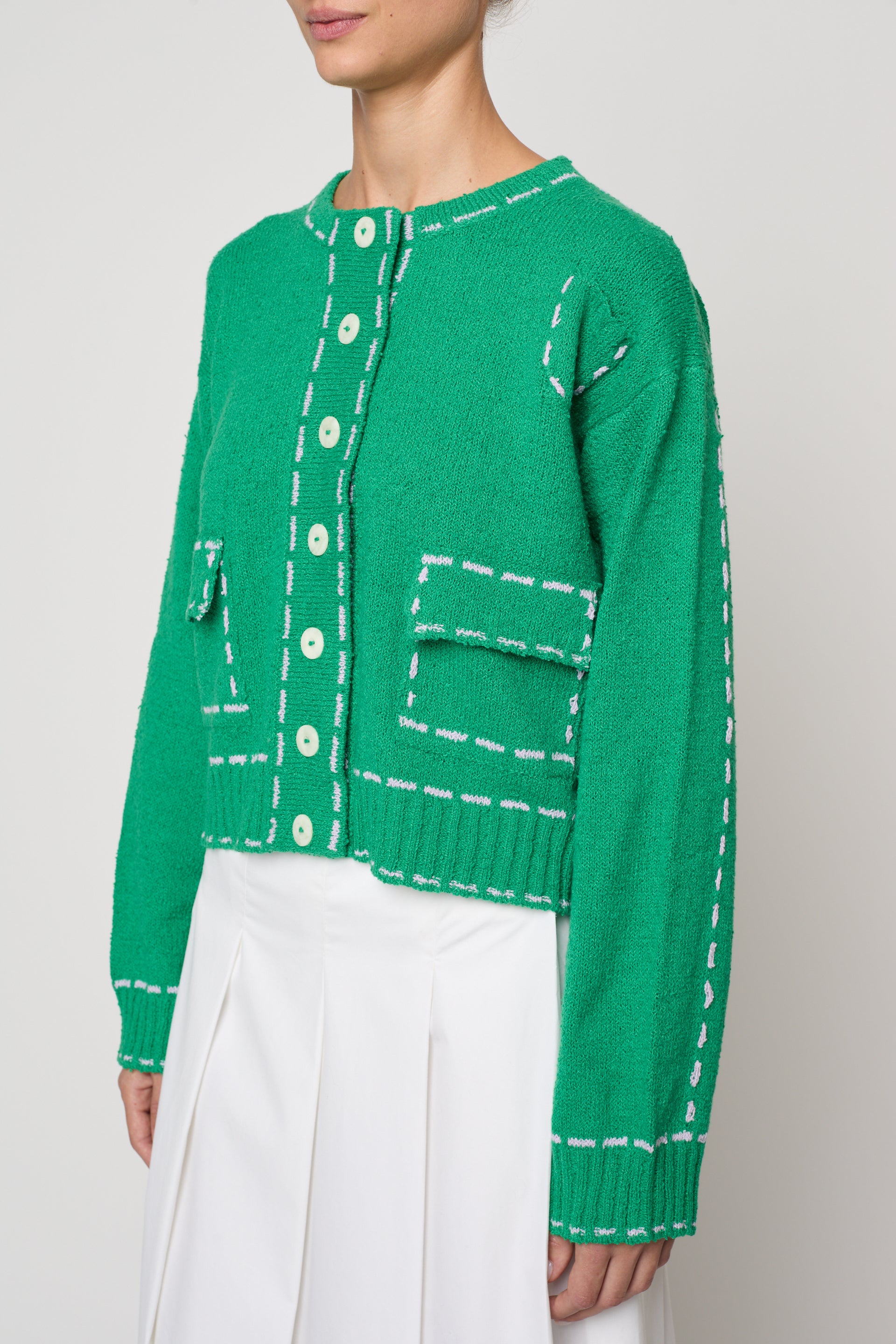 Lottie Jacket in Boucle Tanguis Cotton