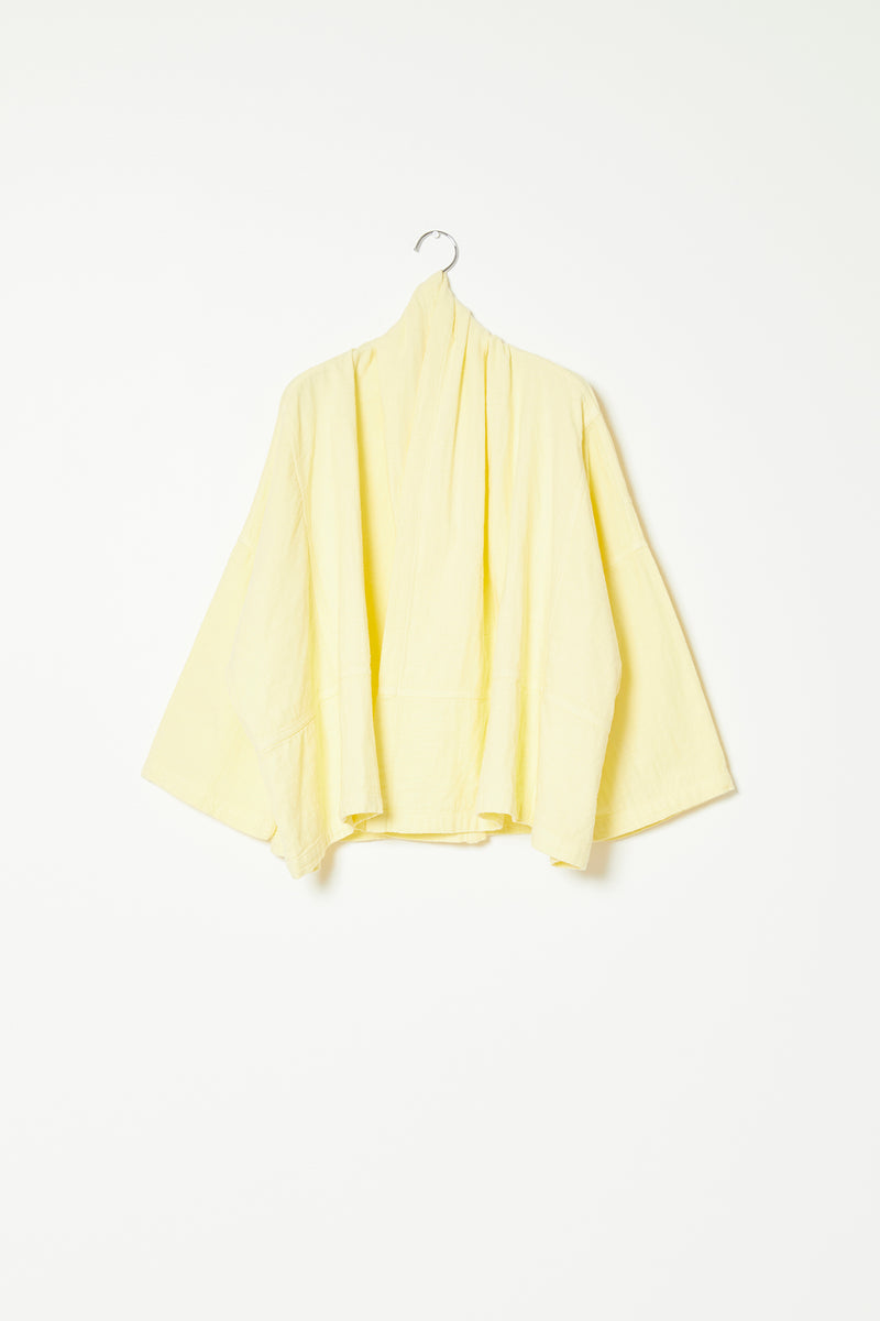 Archive Sale Kimono Jacket in Heavyweight Double Layered Cotton Gauze in Archival Colors