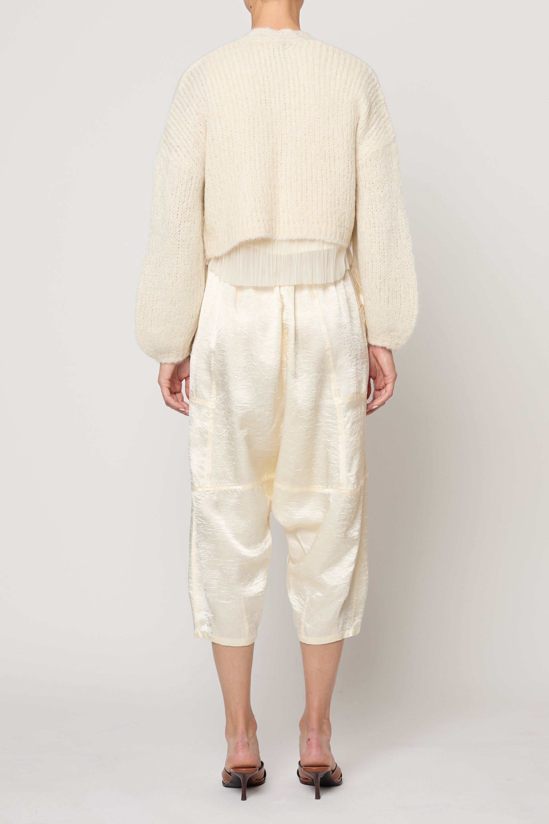 Super Crop Cora Cardigan in Suri Alpaca