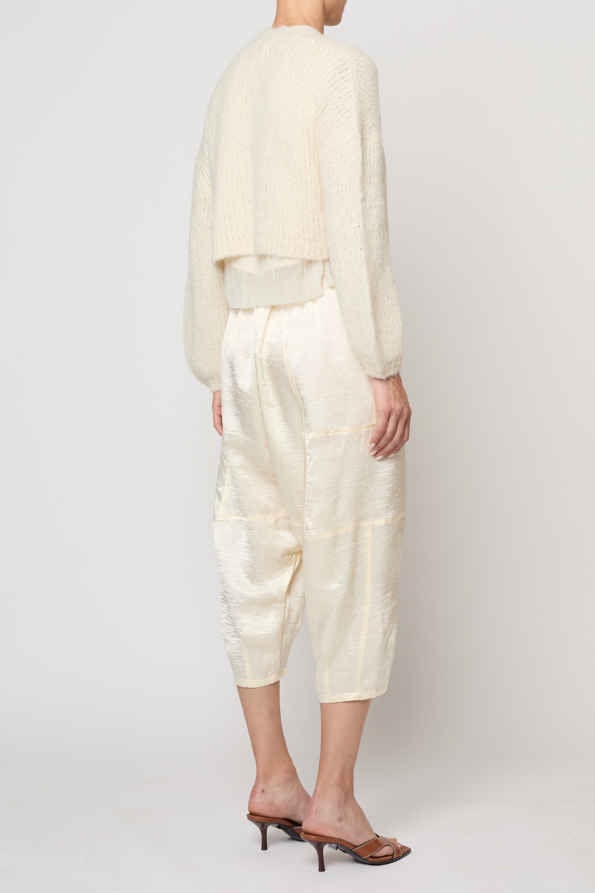 Super Crop Cora Cardigan in Suri Alpaca