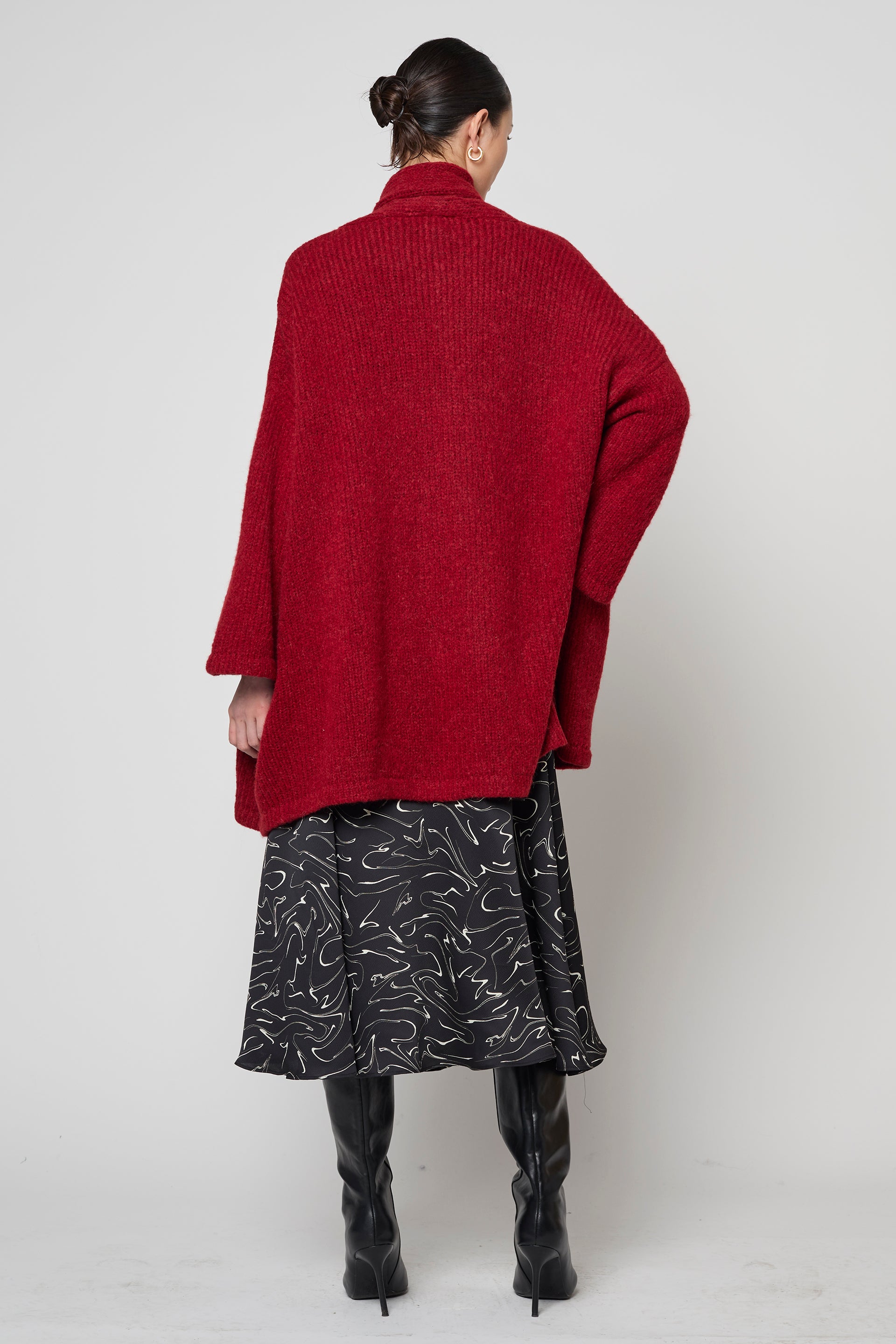 ベビーアルパカの羽織コート