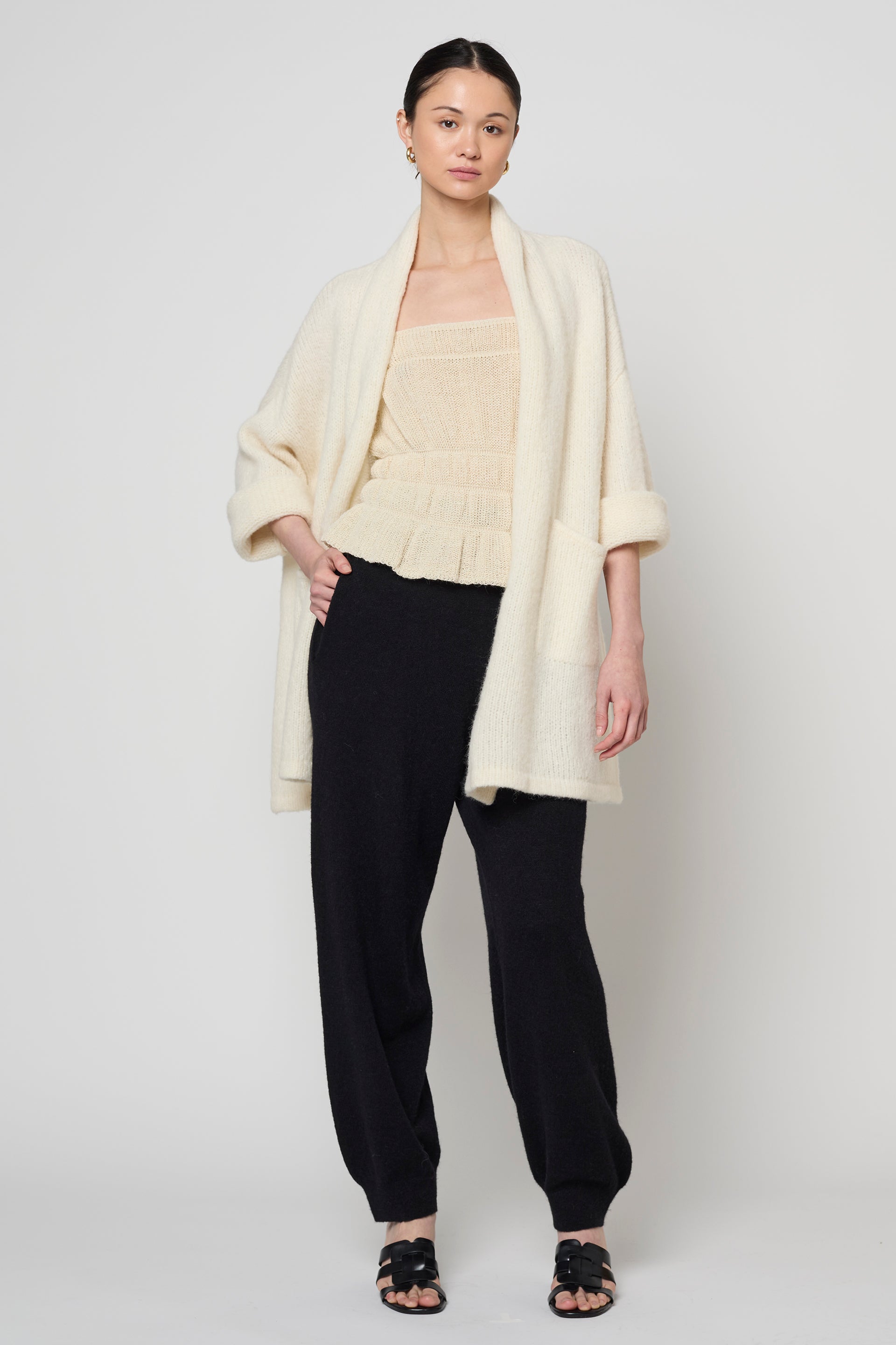 Haori Coat in Supreme Alpaca at Atelier Delphine