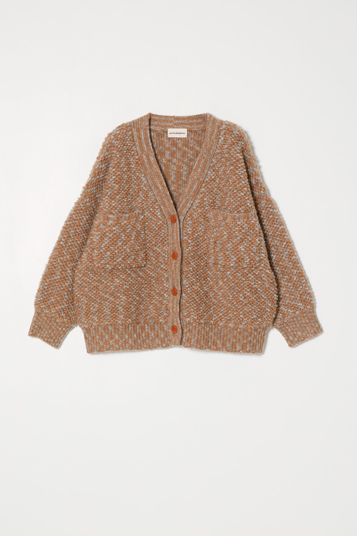 AMELIA CARDIGAN IN FRENCH TERRY at Atelier Delphine