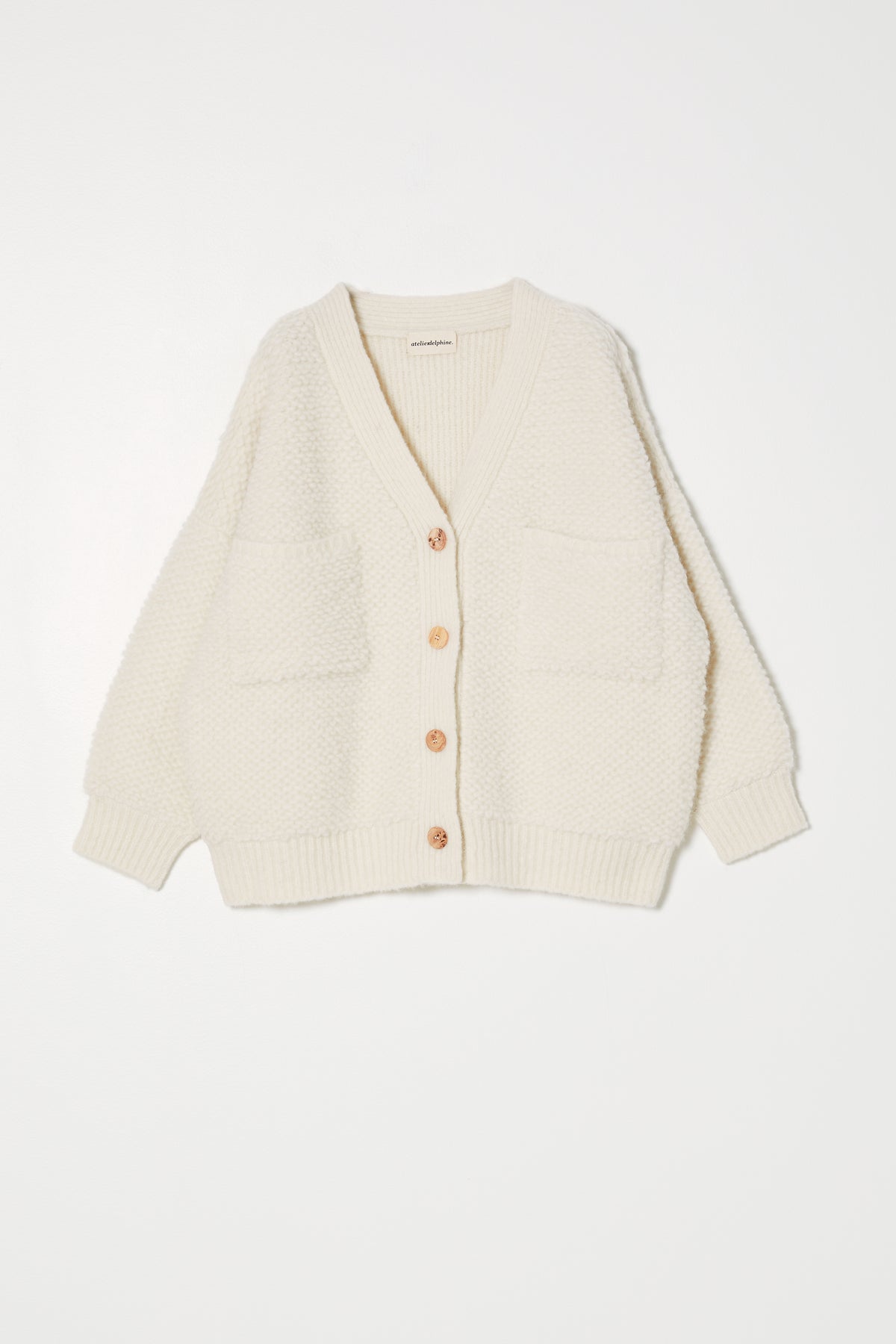 AMELIA CARDIGAN IN FRENCH TERRY at Atelier Delphine