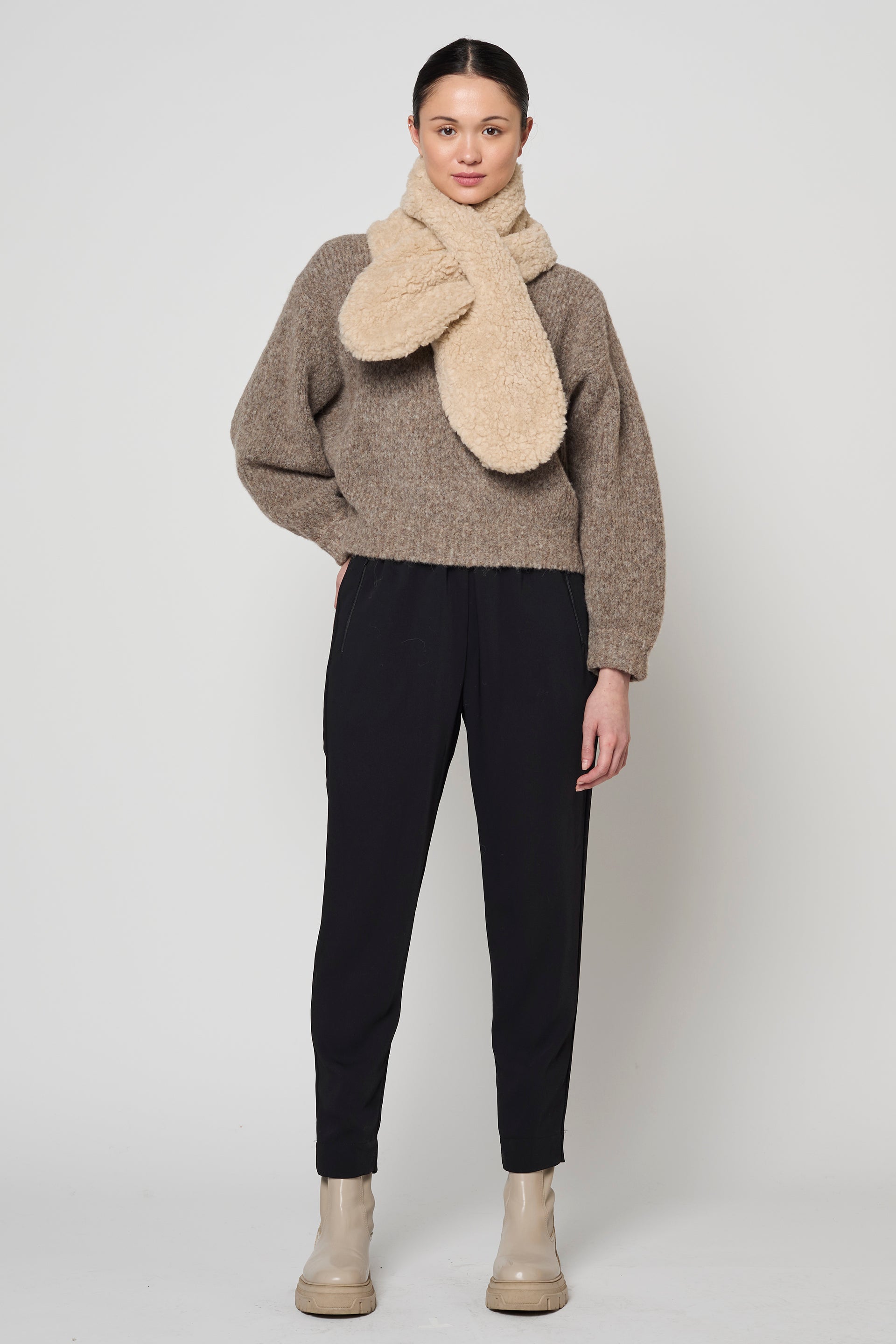 FAUX FUR SCARF SMALL AT ATELIER DELPHINE