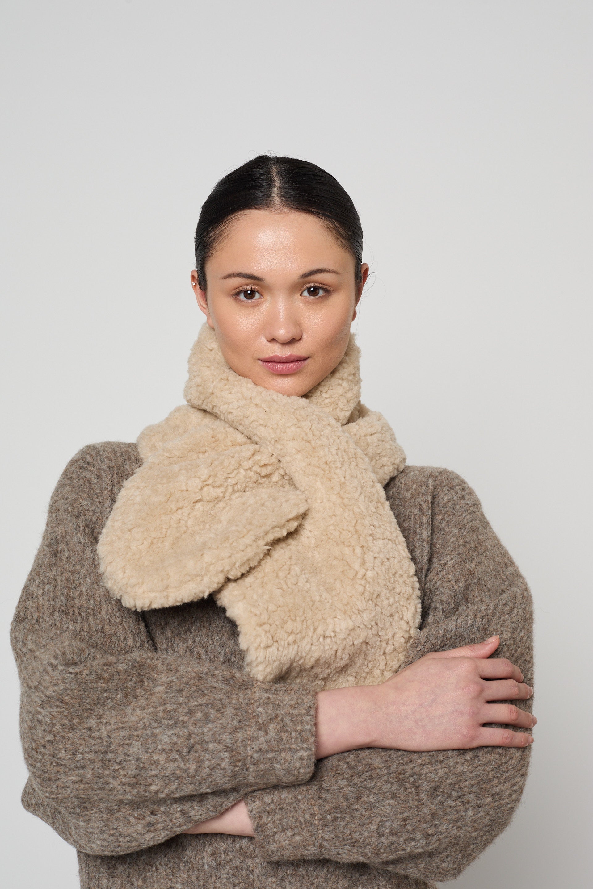 FAUX FUR SCARF SMALL AT ATELIER DELPHINE