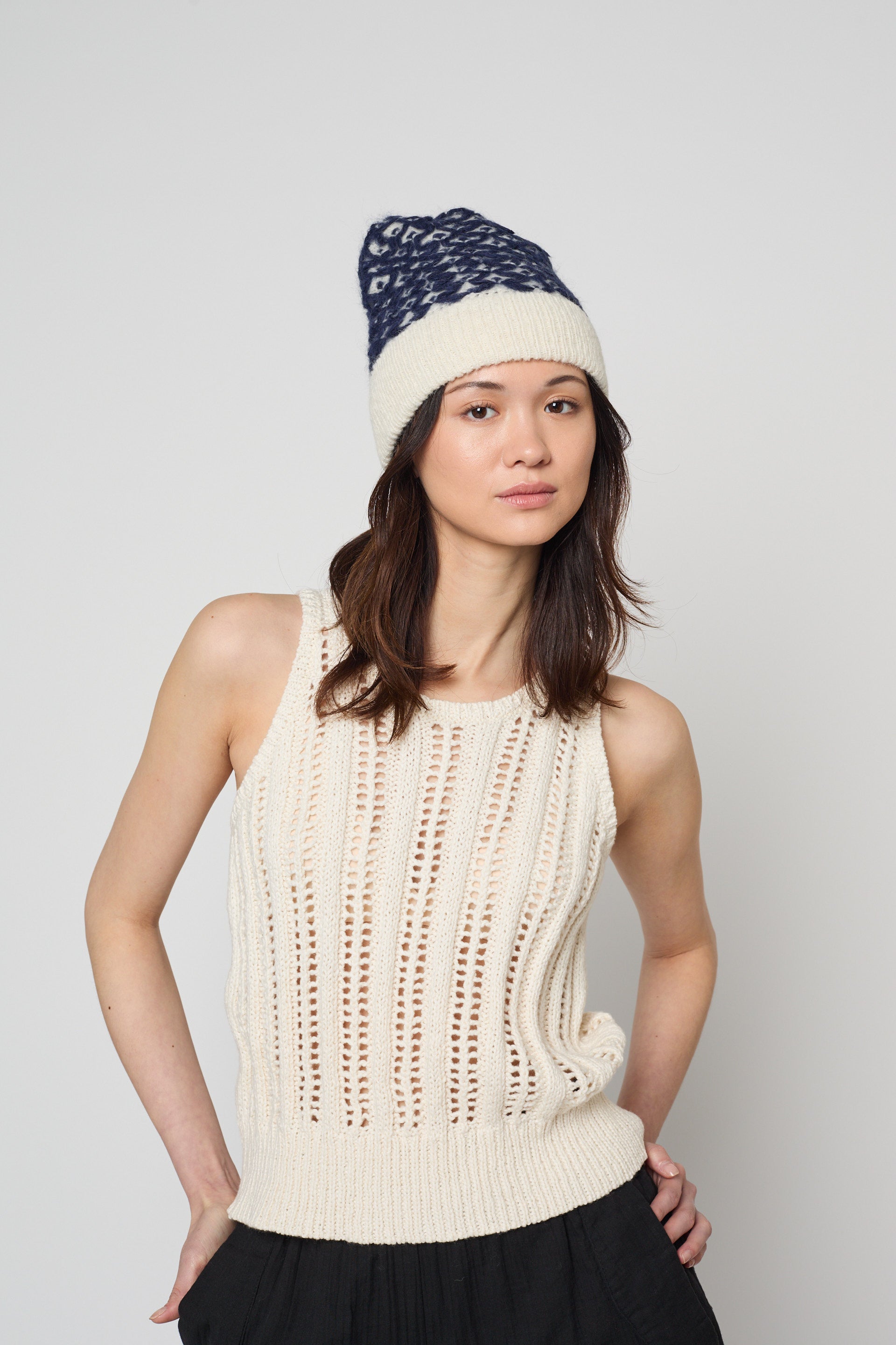 MOROCCAN TILE BEANIE AT ATELIER DELPHINE