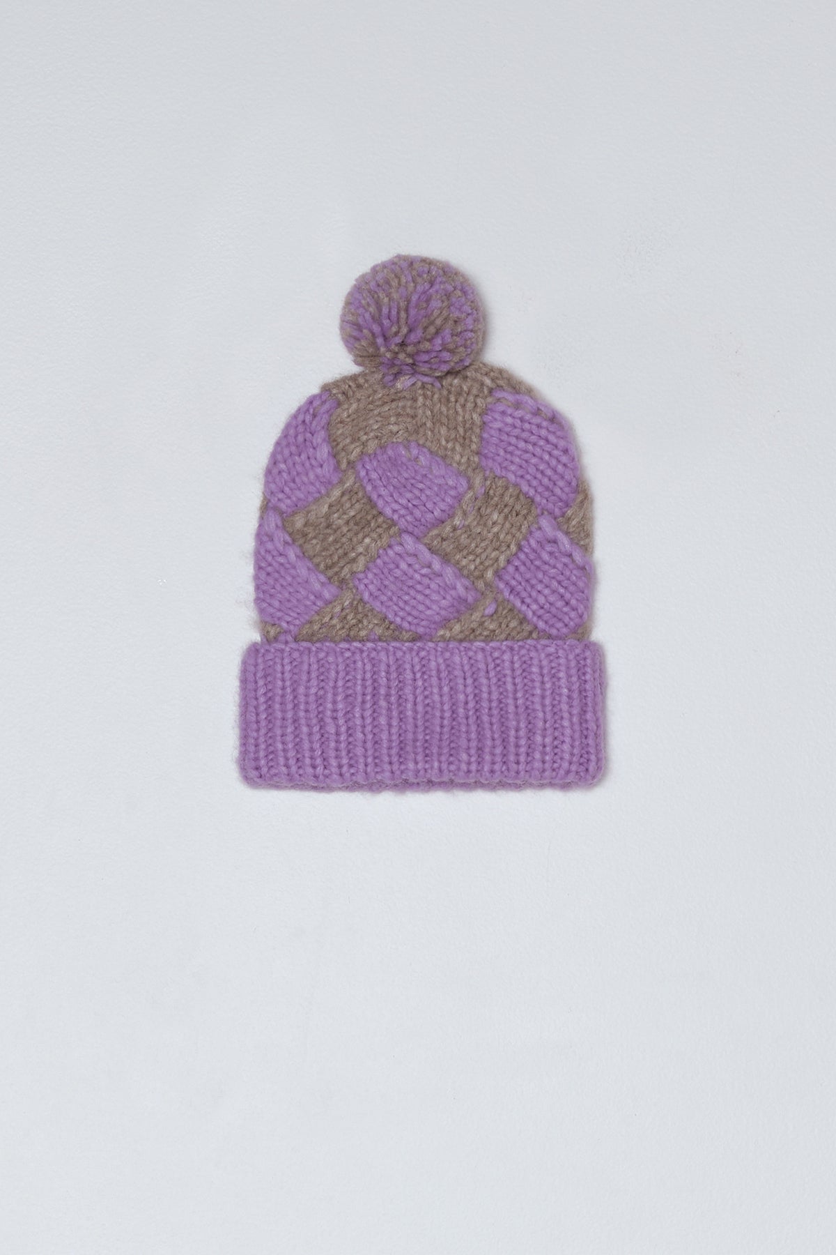 BEANIE ENTRELAC