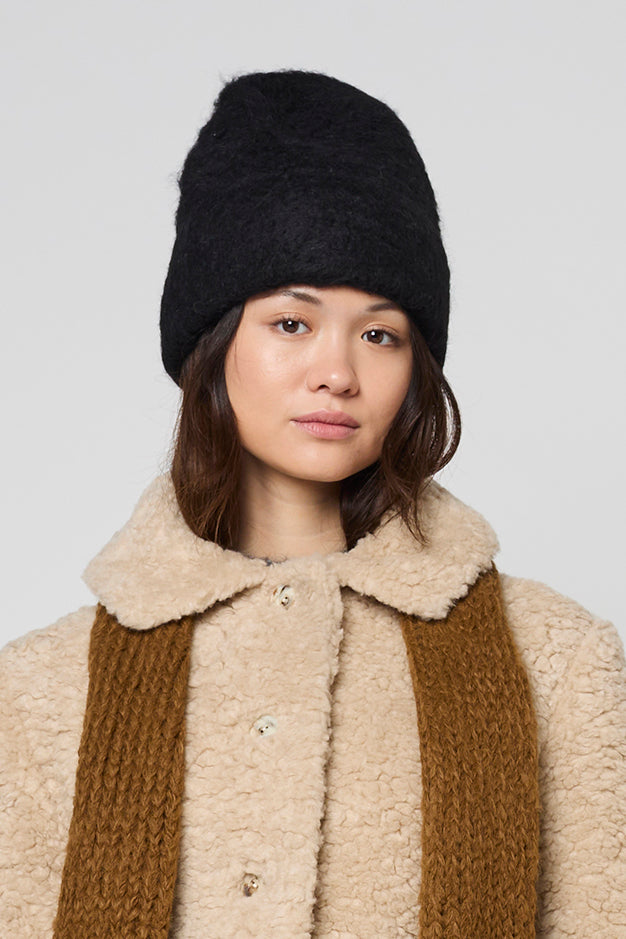 帽子 FUMIKA UCHIDA MOHAIR ALPACA BLEND BEANIE Alpaca Wool Folded Beanie Hat: 420 Midweight – Arms of Andes