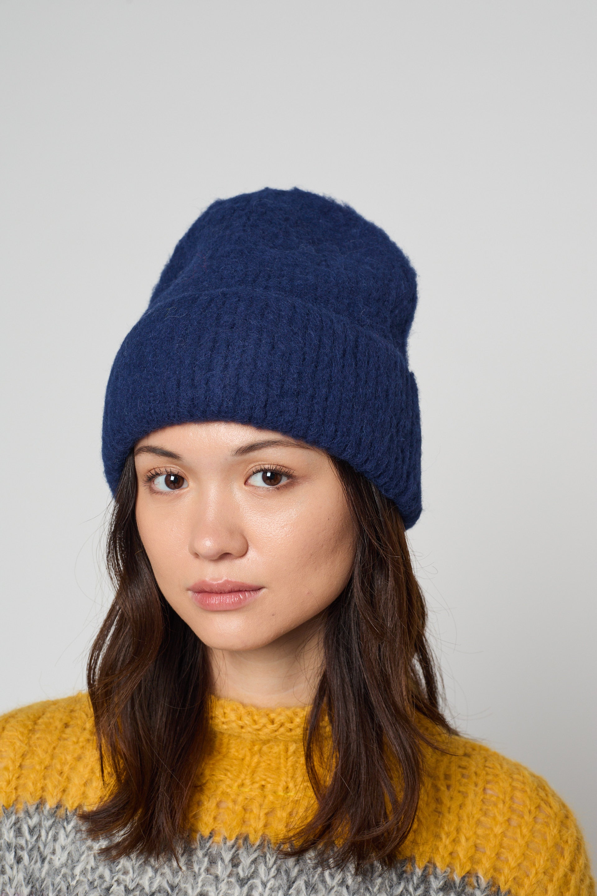 BRUSHED BEANIE AT ATELIER DELPHINE