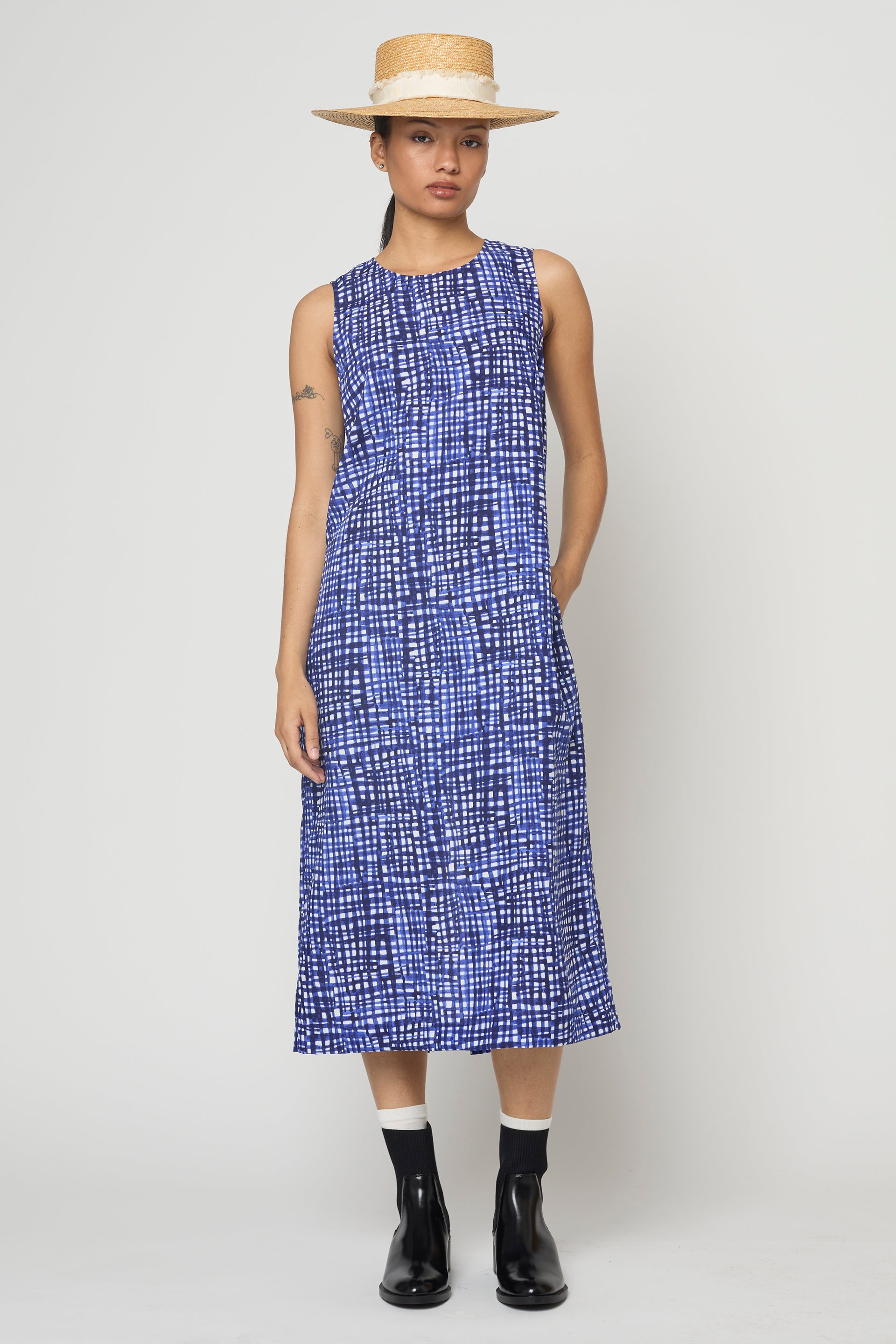 Nora Dress in Watercolor Picnic