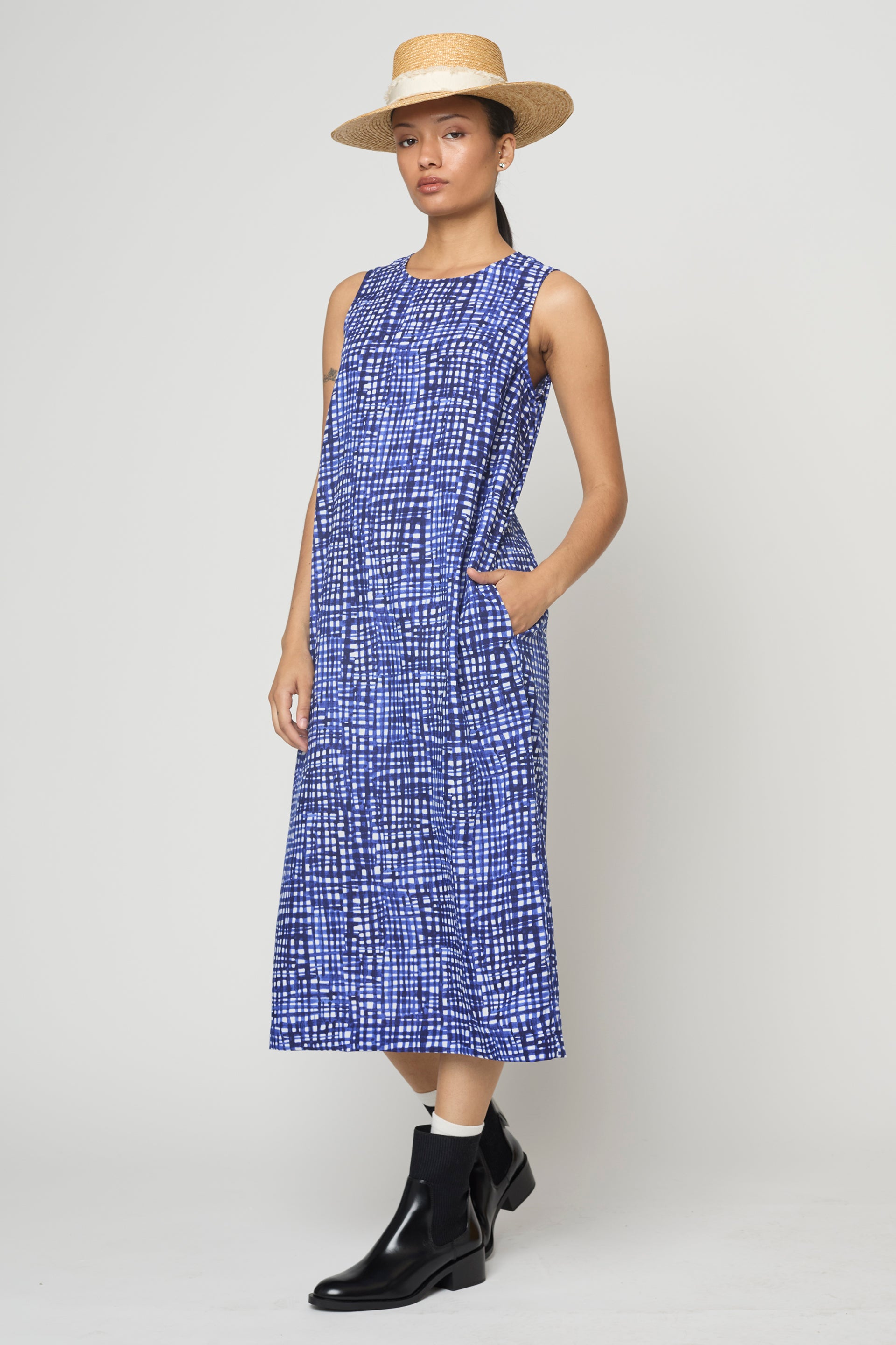 Nora Dress in Watercolor Picnic