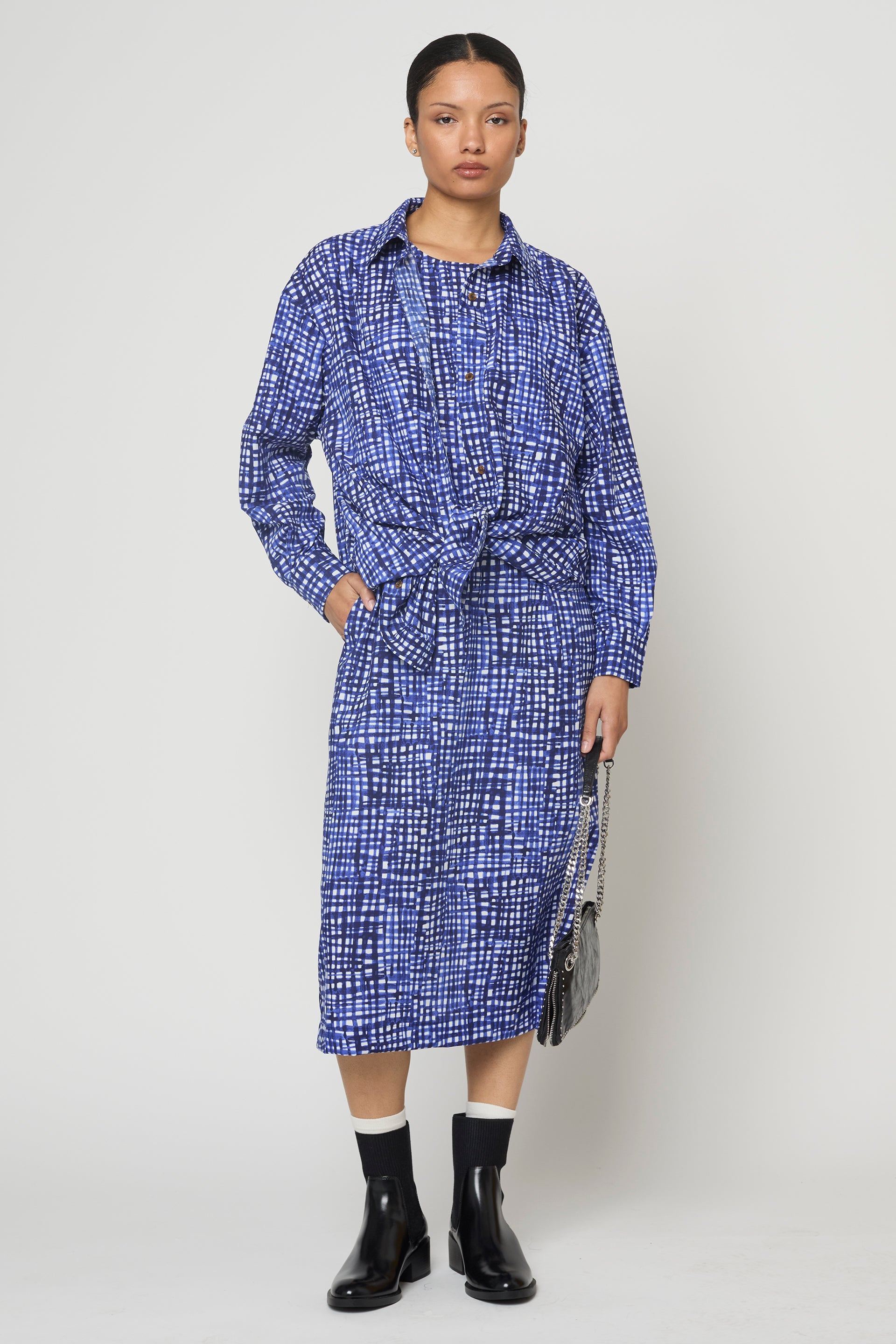 Oversized Overlay in Watercolor Picnic