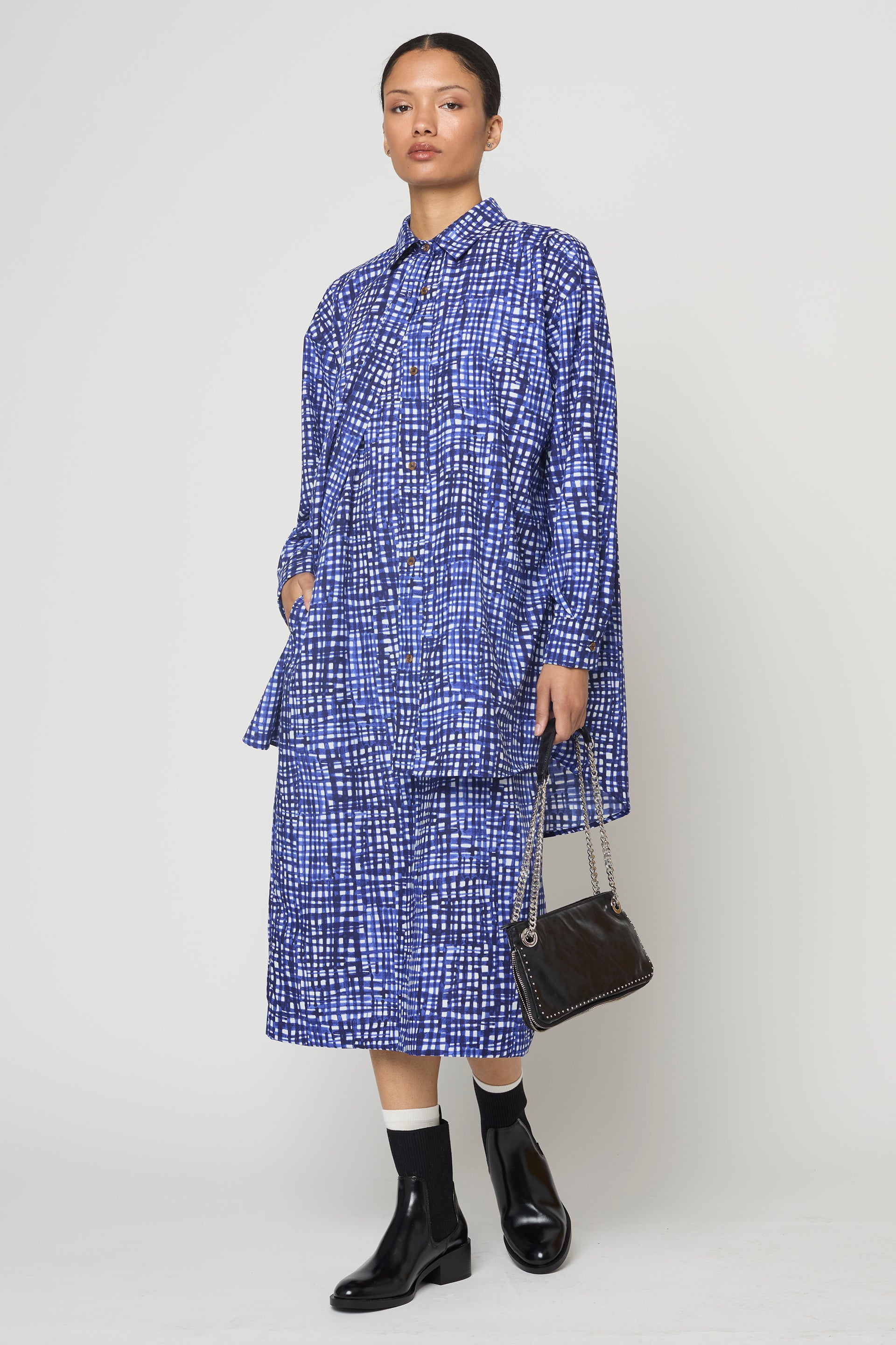 Oversized Overlay in Watercolor Picnic