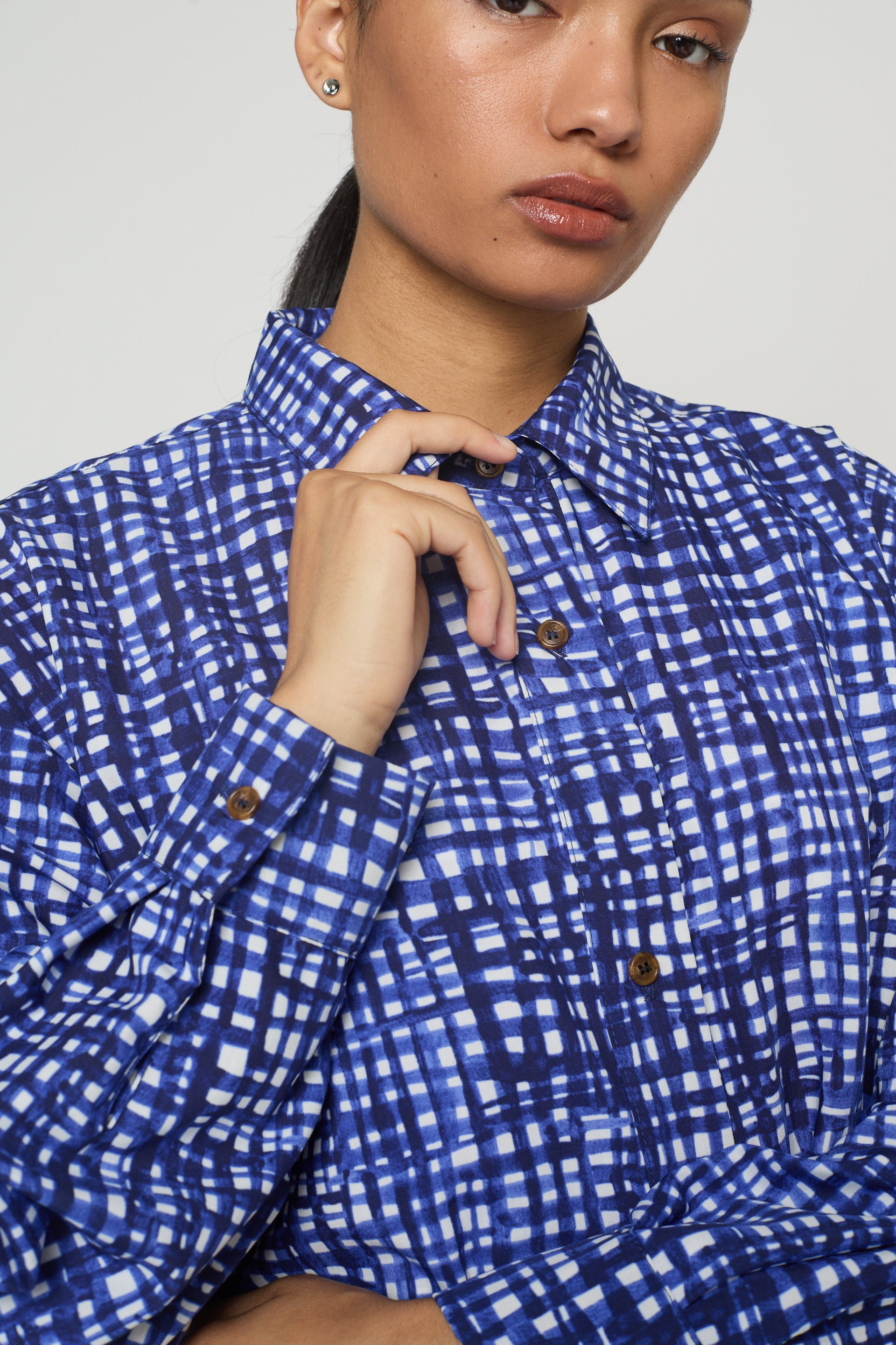 Oversized Overlay in Watercolor Picnic