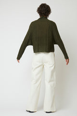 Archive Sale Henrietta Top in Lightweight Alpaca Rib