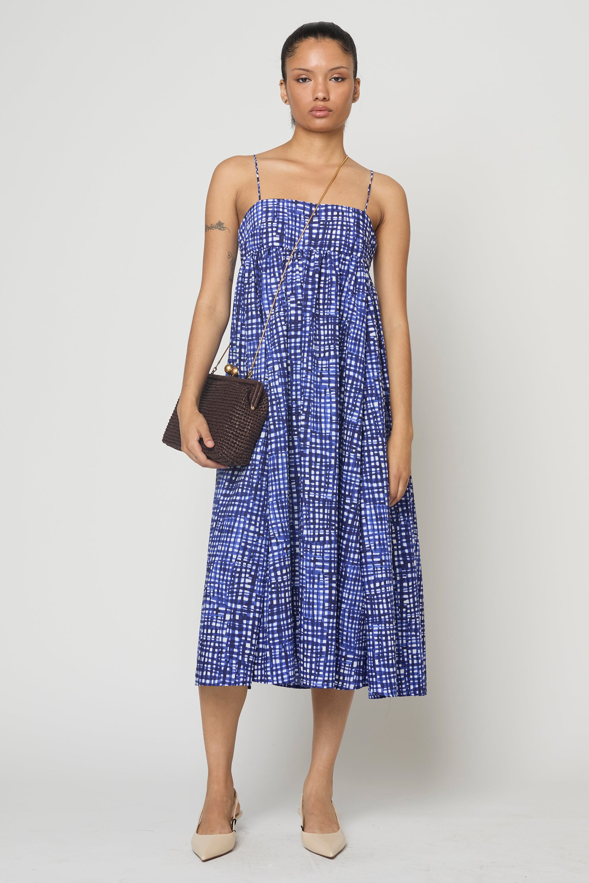 Arquette Dress in Watercolor Picnic