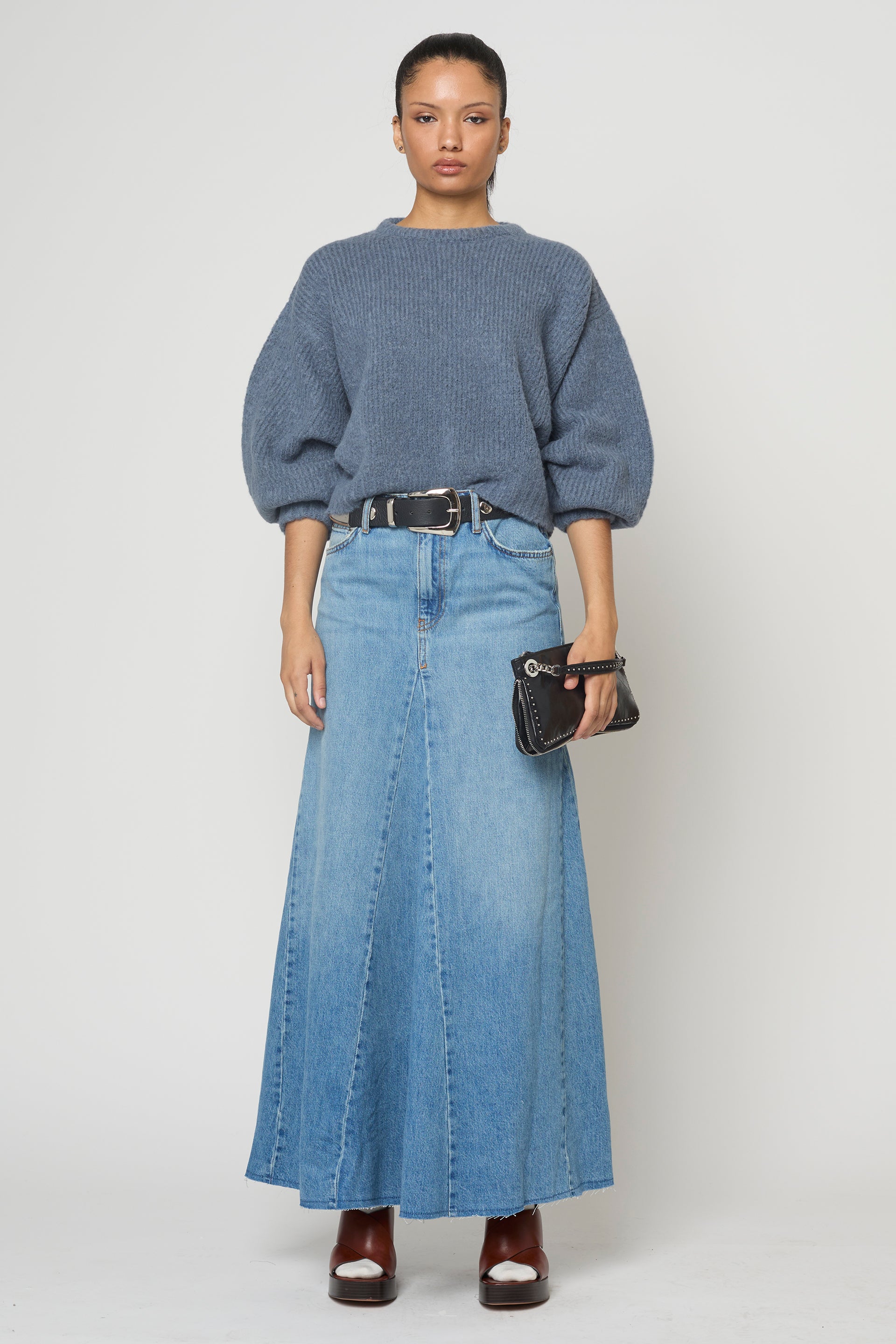 Balloon Sleeve Sweater in Supreme Alpaca