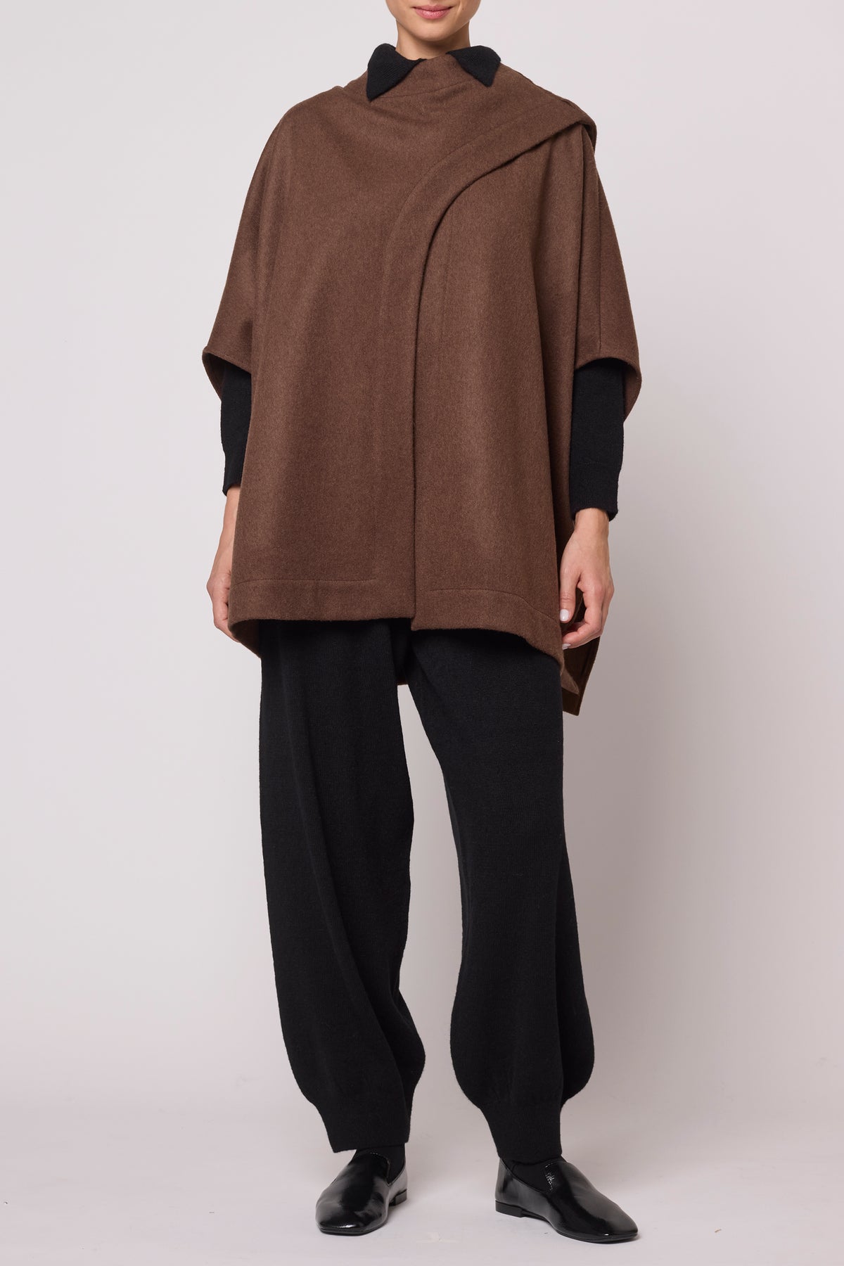 Folding Coat in Soft Japanese Wool